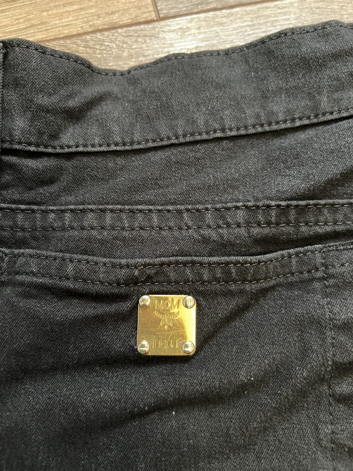 MCM × Vintage Mcm Jeans De Luxe Vintage black Size 33" - 8 Thumbnail