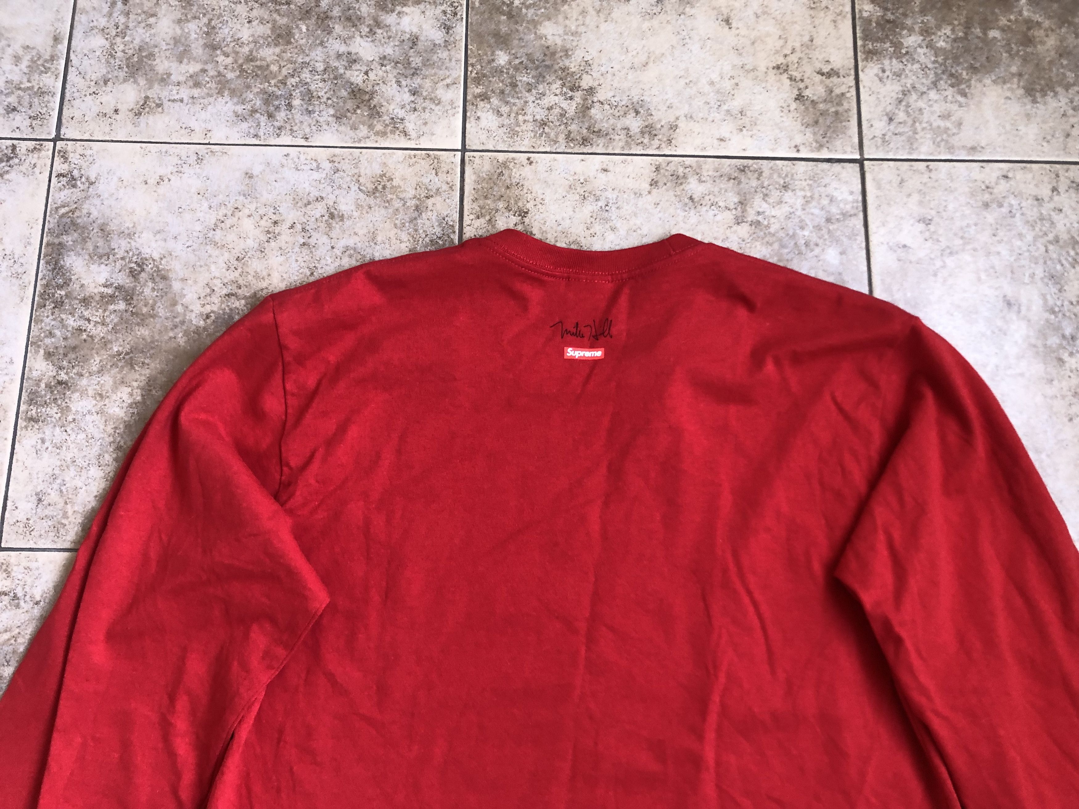 Supreme Supreme Mike Hill Snake Trap Long Sleeve Tee Red Size L Size US L / EU 52-54 / 3 - 17 Thumbnail
