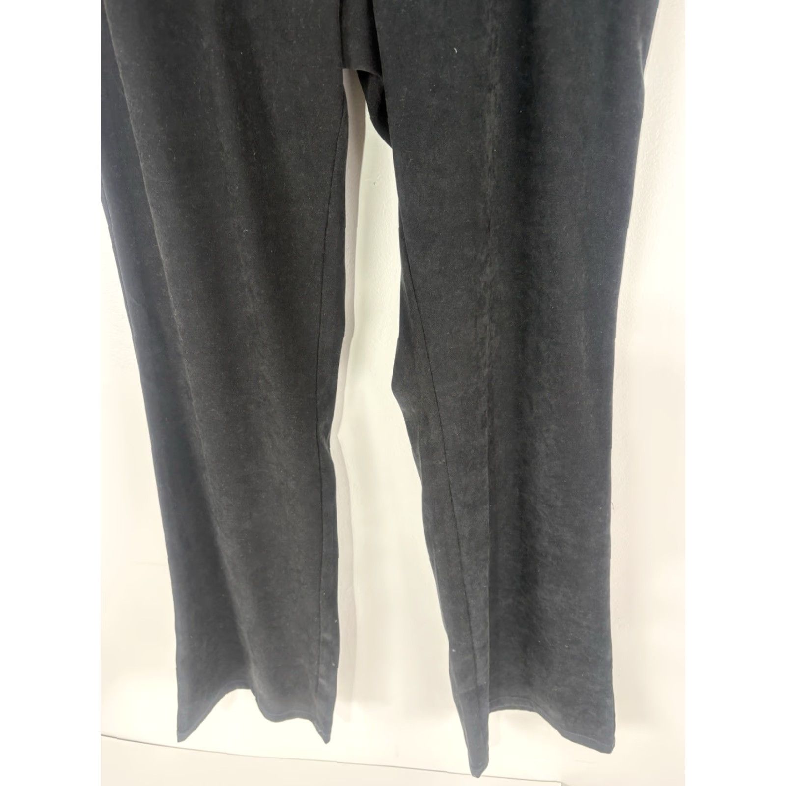 Denim & Co. Denim & Co Black Embroidered Wide Leg Dress Pants Womens Size 12 Size 34" / US 12 / IT 48 - 3 Thumbnail