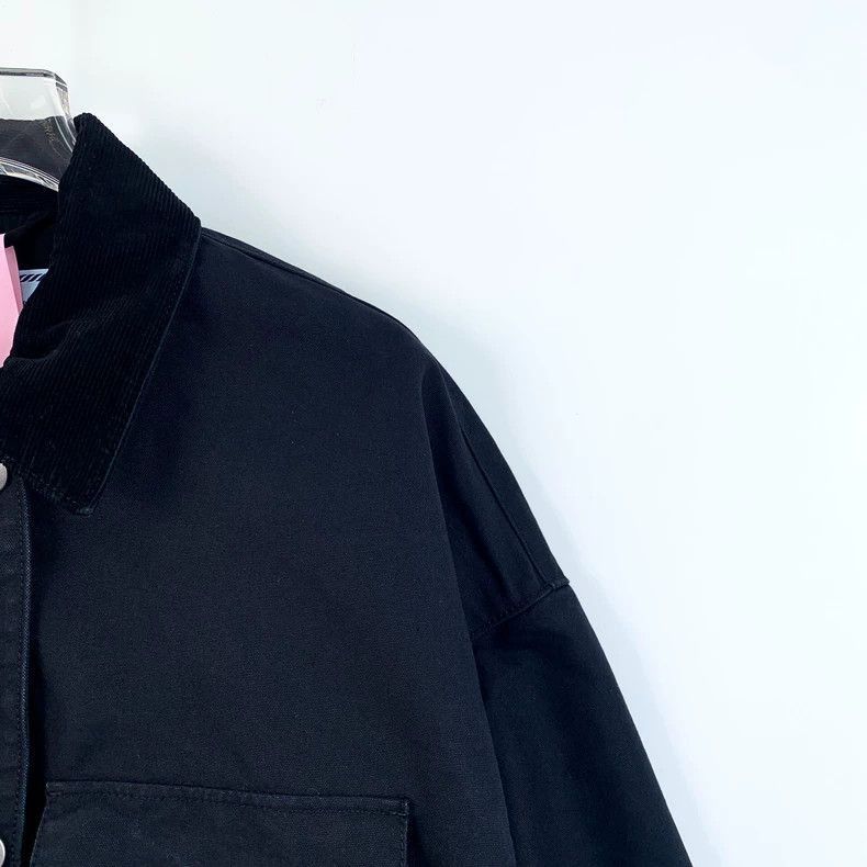 Prada Prada Black Long Sleeve Denim Jacket -2505 Size US M / EU 48-50 / 2 - 3 Thumbnail