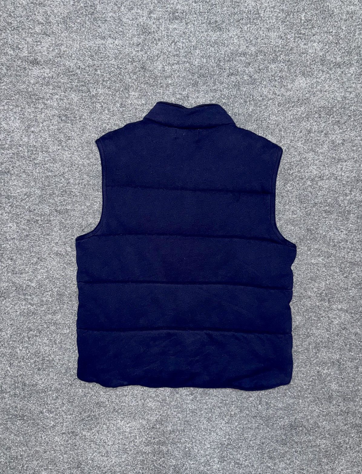 Polo Ralph Lauren Vintage Polo RL Navy Puffer Vest w/ Plaid Lining Size US L / EU 52-54 / 3 - 6 Thumbnail