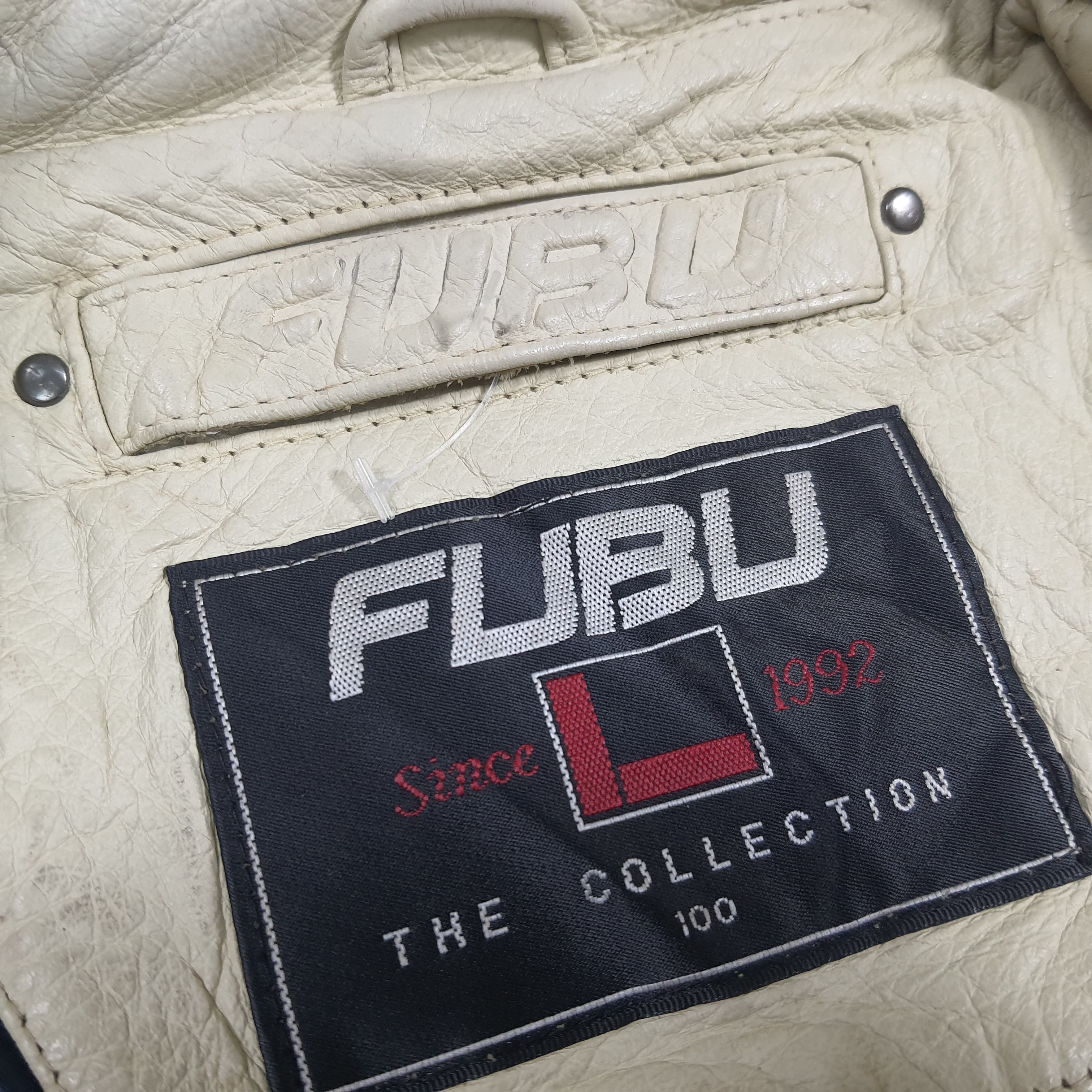 Fubu Vintage 90s Hip Hop FUBU Full Leather Jacket C286N4 Size US L / EU 52-54 / 3 - 10 Thumbnail
