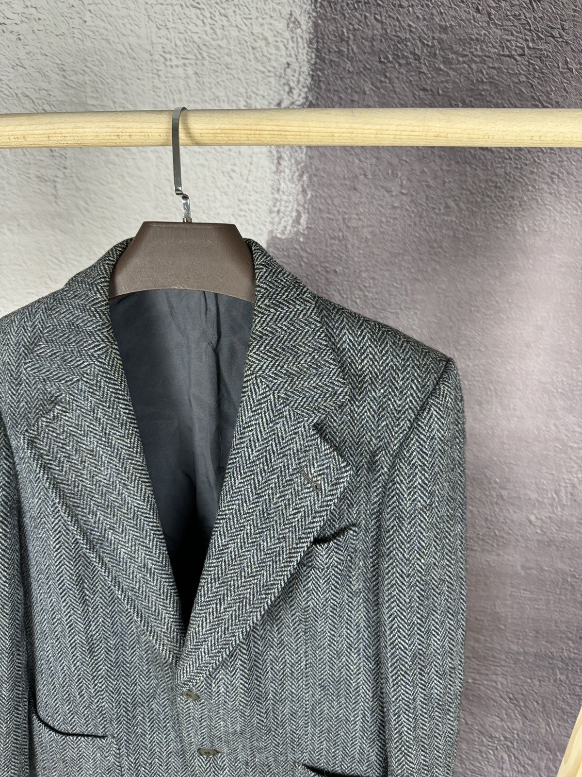 Harris Tweed Harris Tweed vintage 2 button blazer sport coat size 26 Size 42R - 4 Thumbnail
