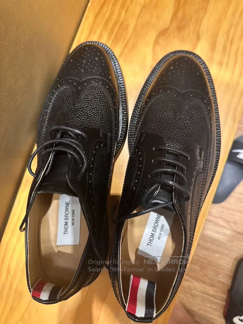 Thom Browne Thom Browne Black leather shoes Size US 7 / EU 40 - 2 Thumbnail