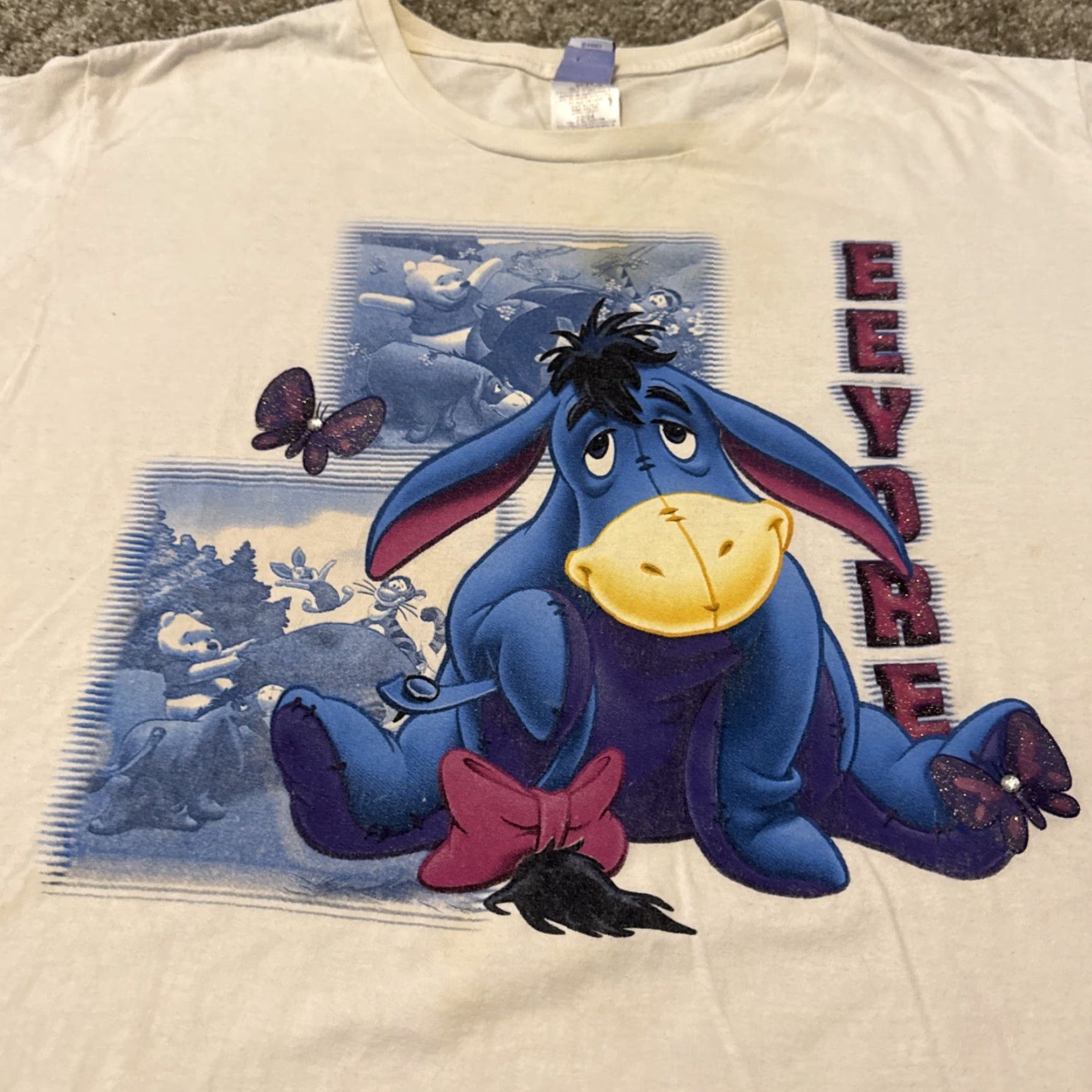 Disney VINTAGE 90s Winnie the Pooh Disney T-Shirt White Womens 2XL XL/2XL Shirt Size XXL / US 16-18 / IT 52-54 - 3 Thumbnail