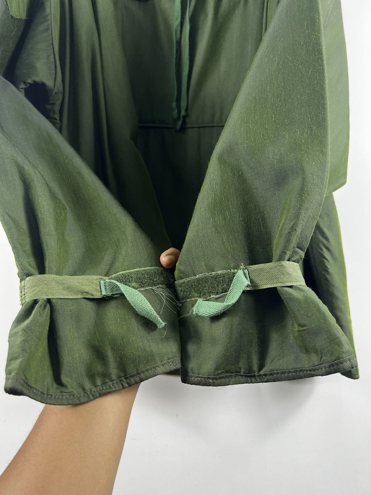 Vintage 🔥 80's Vtg Military Anorak Smock w/Hood Swedish C/Protective Size US L / EU 52-54 / 3 - 11 Thumbnail