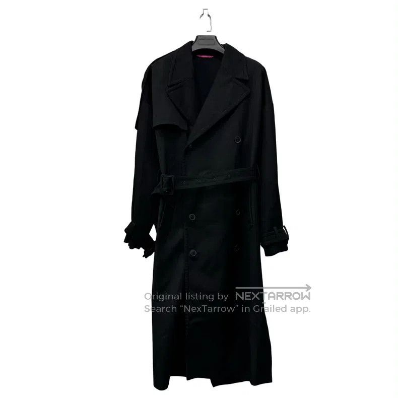 Valentino Valentino Black breasted trench coat Size M / US 6-8 / IT 42-44 - 2 Thumbnail