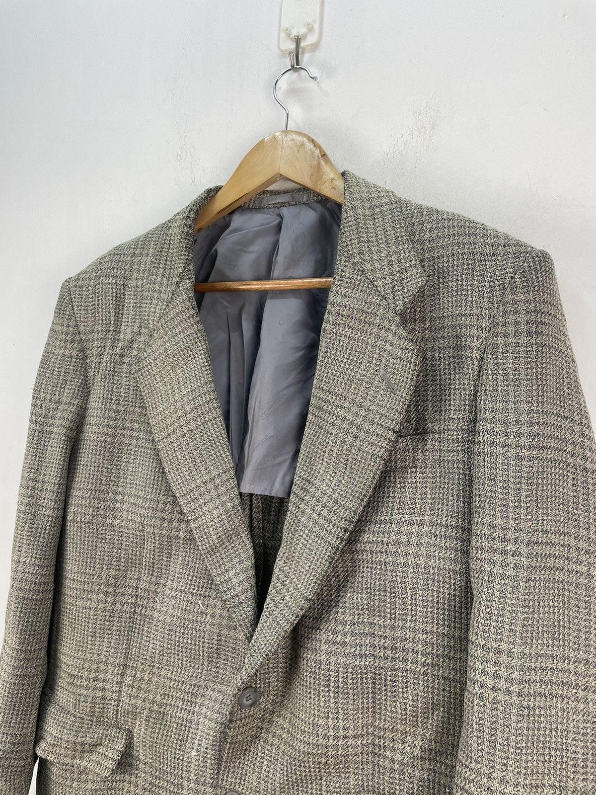 Christian Dior Monsieur Vintage Christian Dior Blazer Jacket Plaid Size US L / EU 52-54 / 3 - 2 Thumbnail