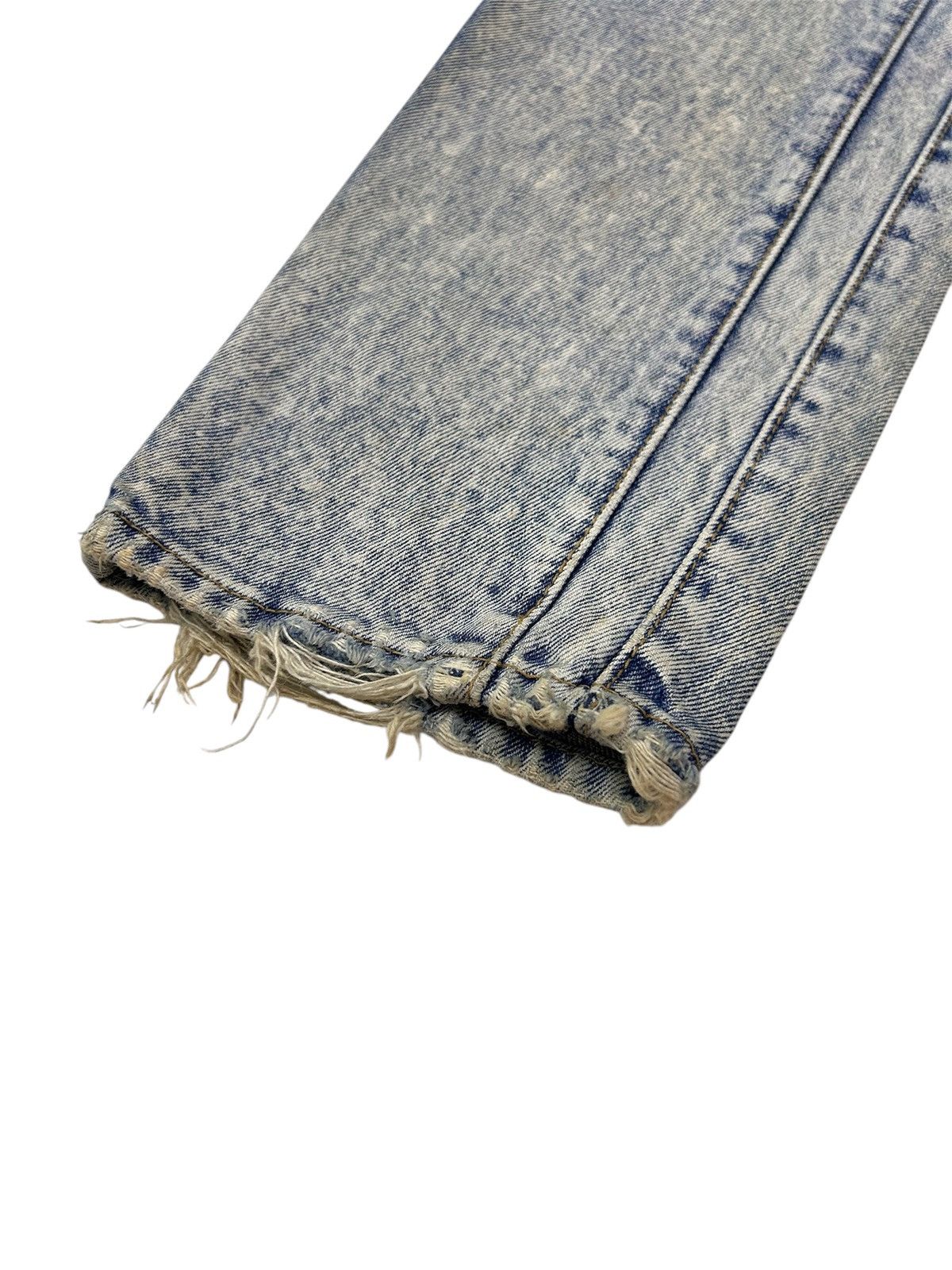 Japanese Brand × Vintage 💥Vintage Japanese Denim Mud Wash Ripped Jeans Size US 27 - 9 Thumbnail