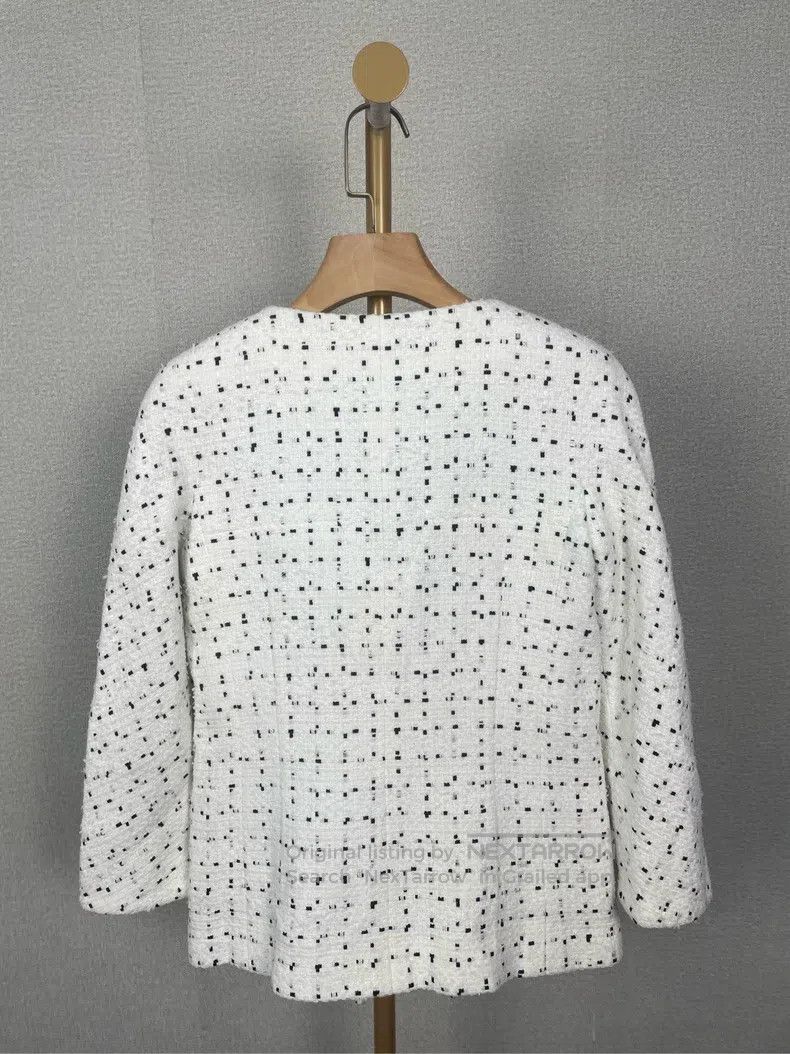 Chanel Chanel White small fragrant style coat Size XXS / US 00 / IT 34 - 2 Thumbnail