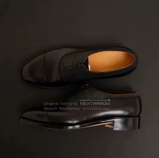 Forme D'Expression forme Long Vamp Balmoral Calf Leather Shoes. Size US 6 / EU 39 - 2 Thumbnail