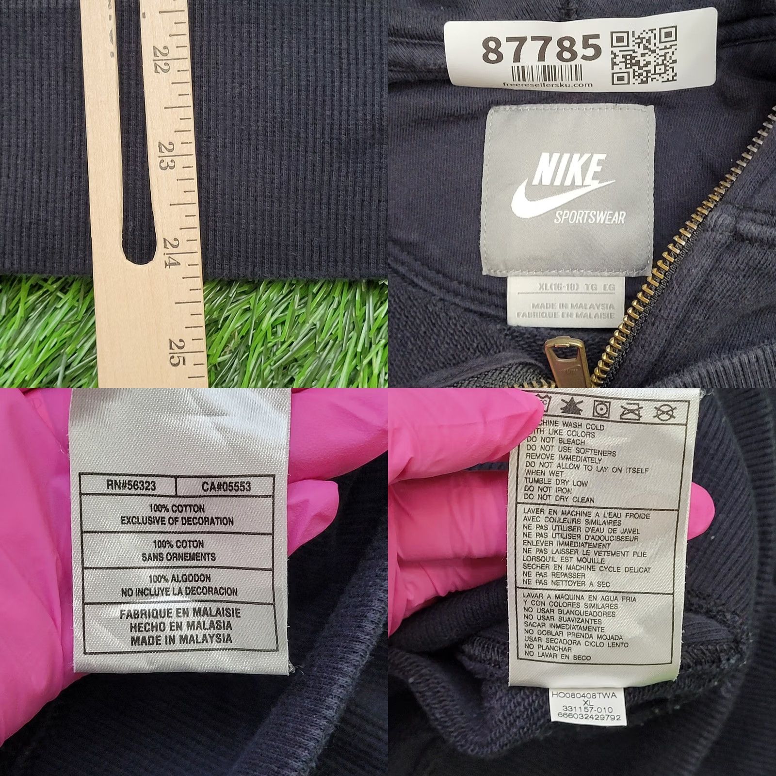 Nike NIKE Livestrong Zip Hoodie Teens XL Black Size US XL / EU 56 / 4 - 9 Thumbnail