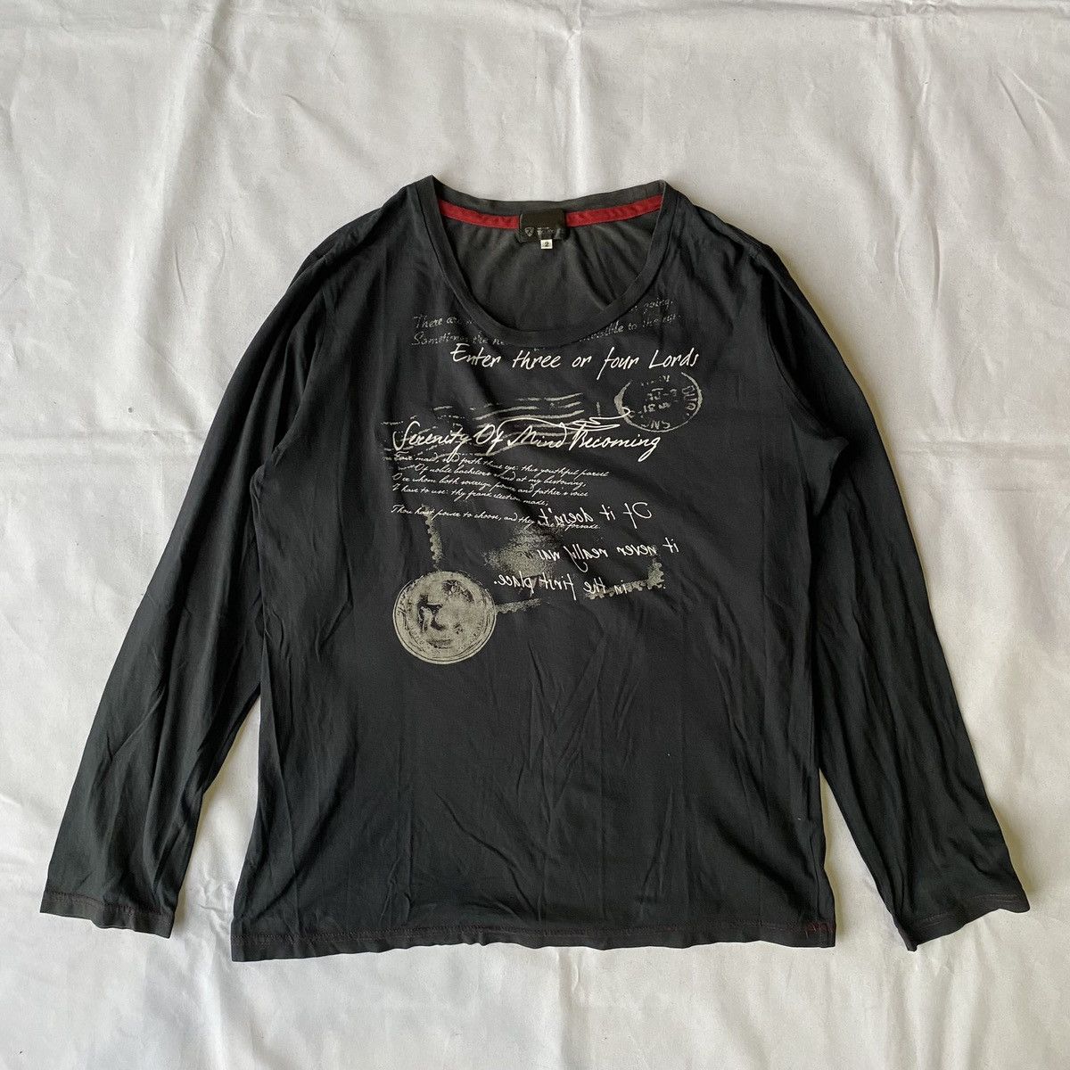 Beauty Beast × If Six Was Nine × Japanese Brand Japanese Poem Style Serenity Of Mind Becoming by TKMIXPICE Size US M / EU 48-50 / 2 - 4 Thumbnail