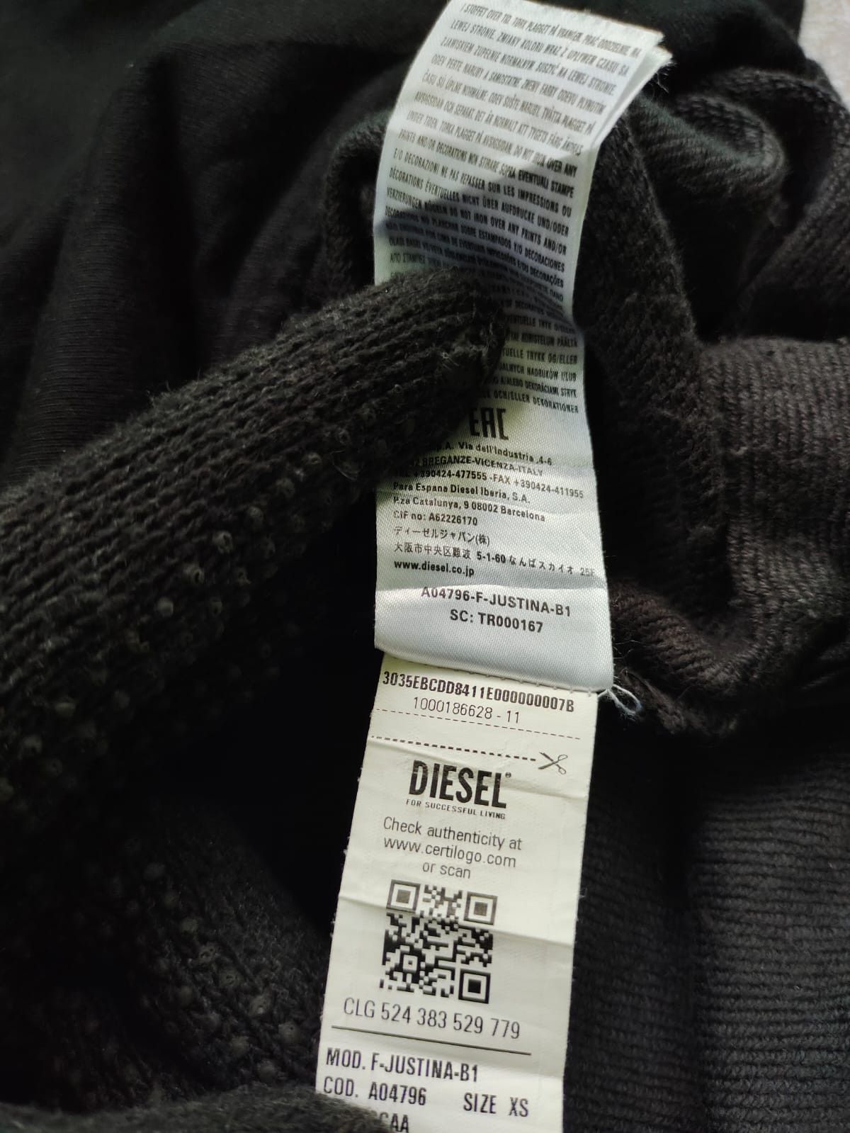 Diesel × Hysteric Glamour × Japanese Brand DIESEL OVERSIZED F JUSTINA B1 Size XS / US 0-2 / IT 36-38 - 4 Thumbnail