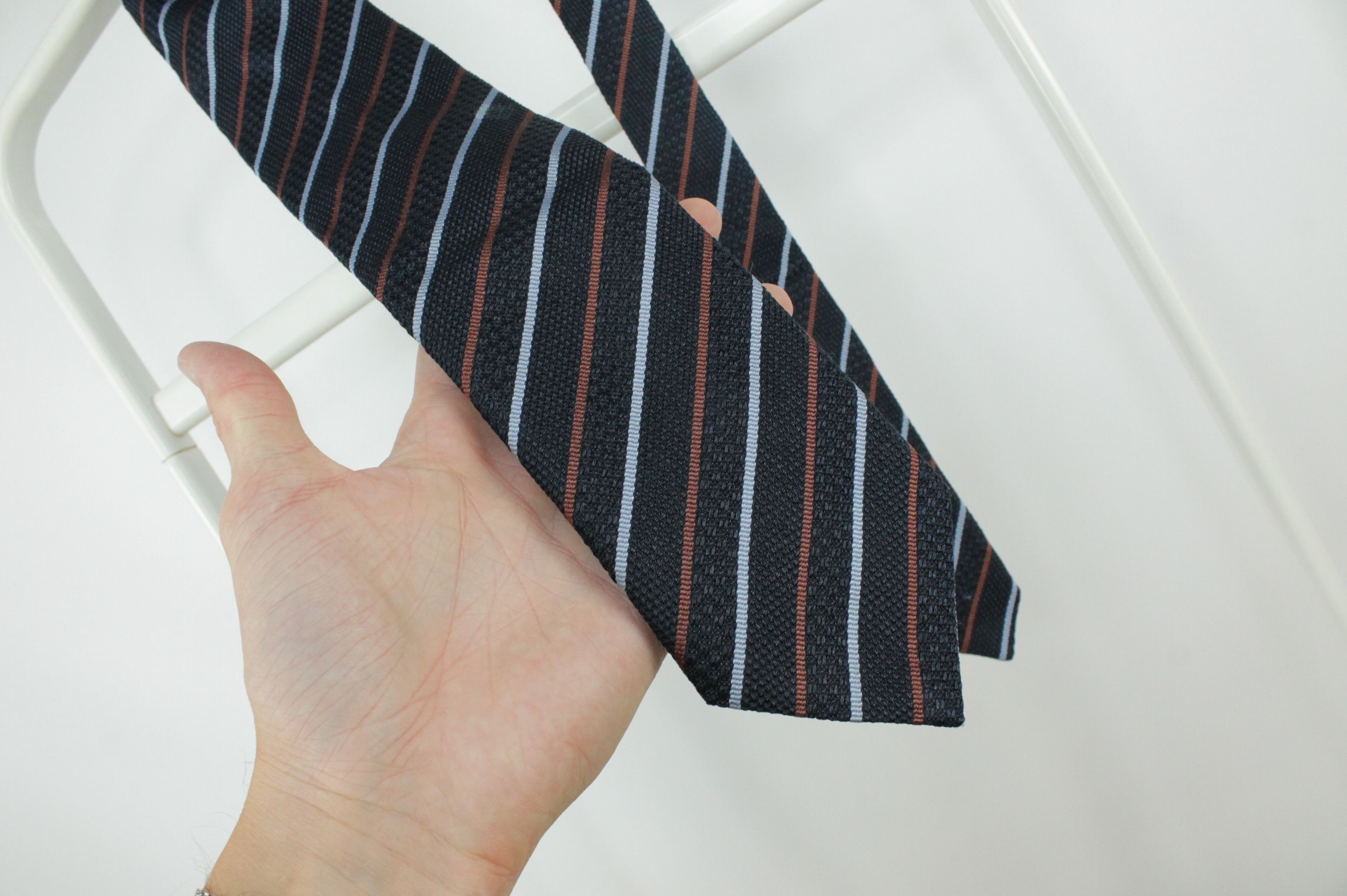 Canali Canali Striped Silk Tie Size ONE SIZE - 2 Thumbnail