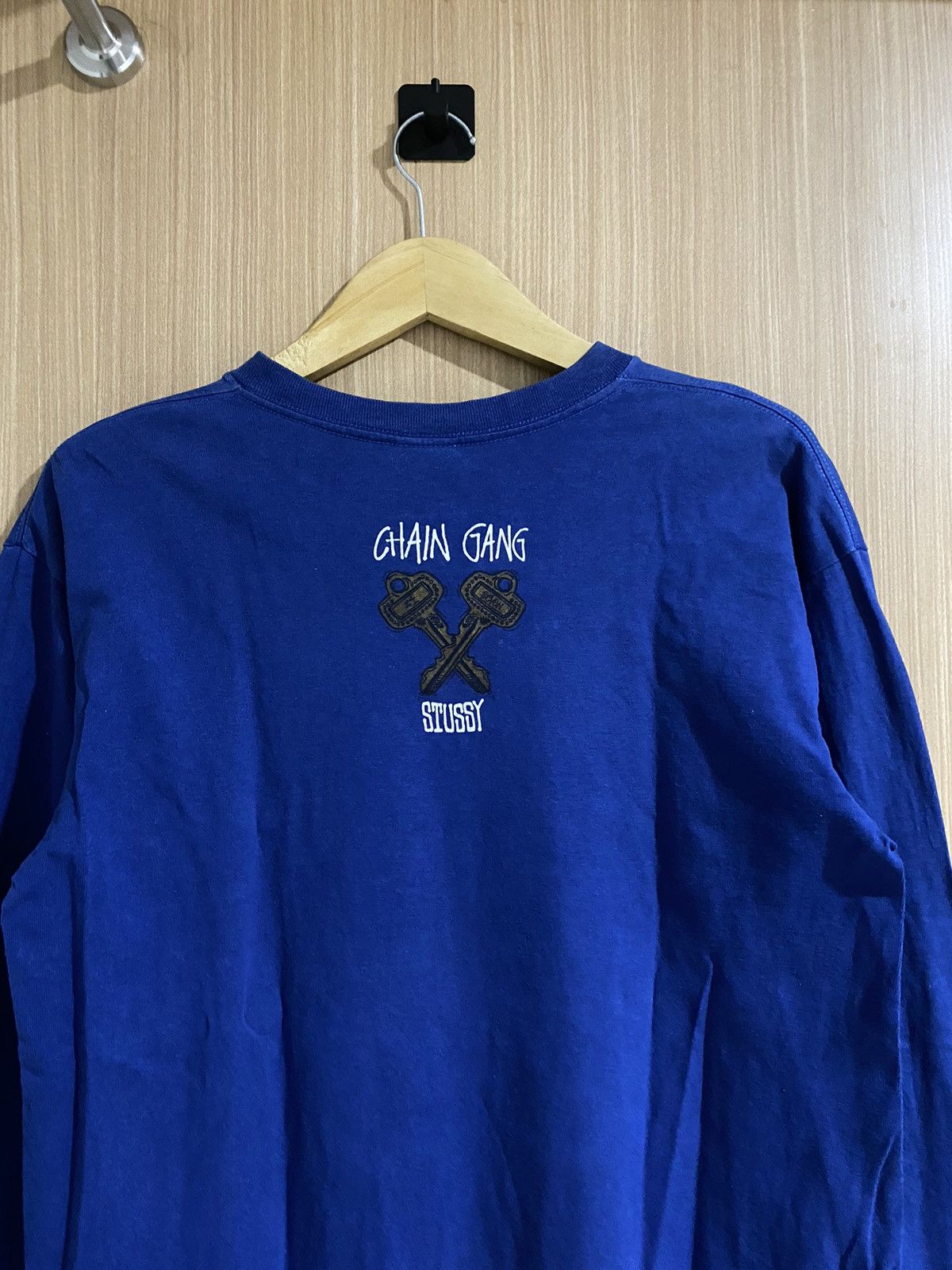 Stussy 2000s stussy x chain gang longsleeve rare collection Size US M / EU 48-50 / 2 - 8 Thumbnail