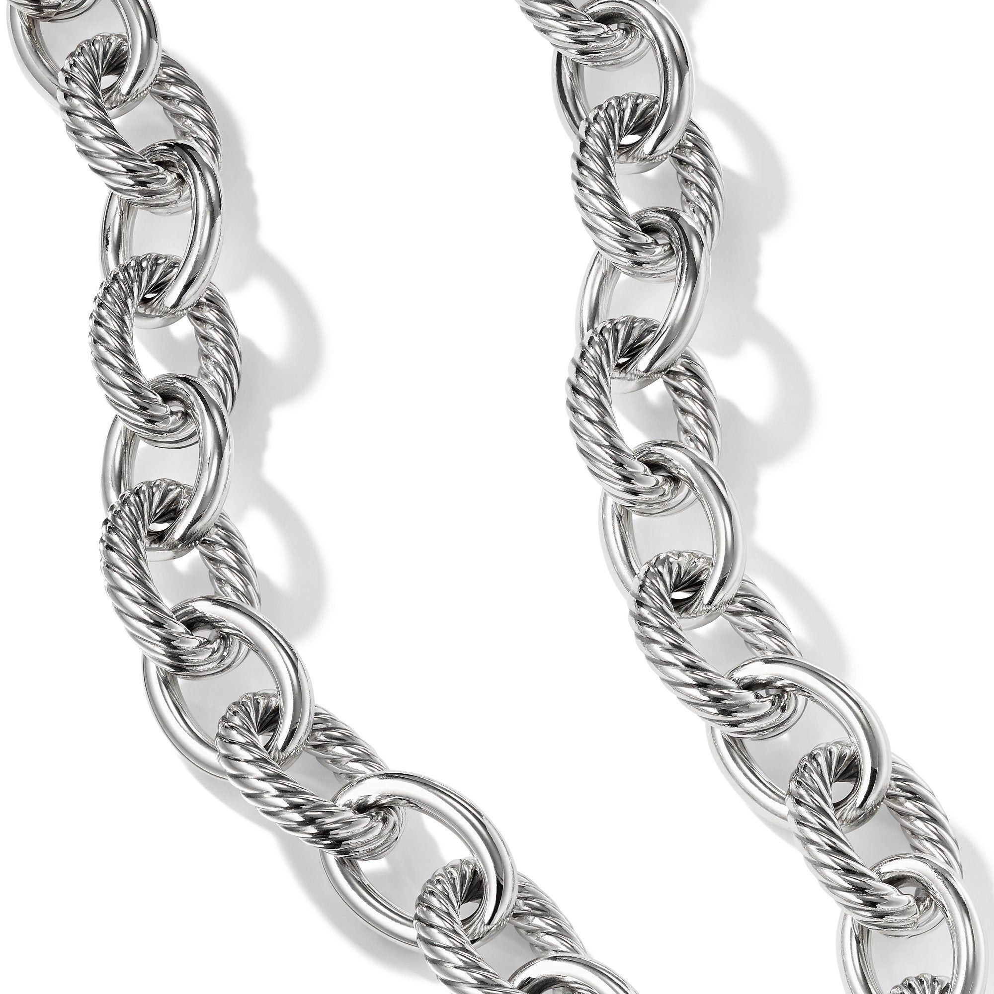 David Yurman o1w1db10526 CH0143 Size:8/Chain Necklace in Silver Size ONE SIZE - 2 Thumbnail