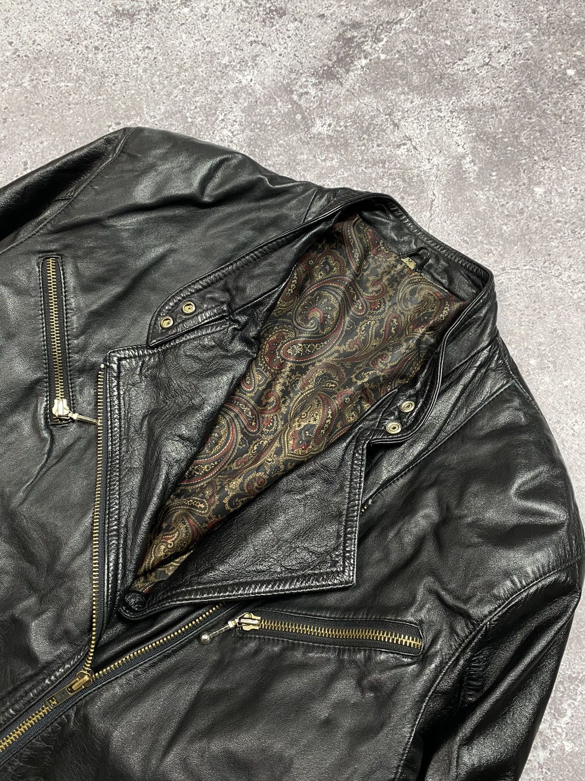 Vintage Vintage ECHTES LEDER leather jacket Size M / US 6-8 / IT 42-44 - 2 Thumbnail