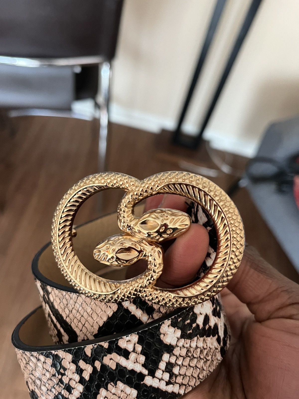 Other Snake Print Belt #accessorize Size ONE SIZE - 2 Thumbnail