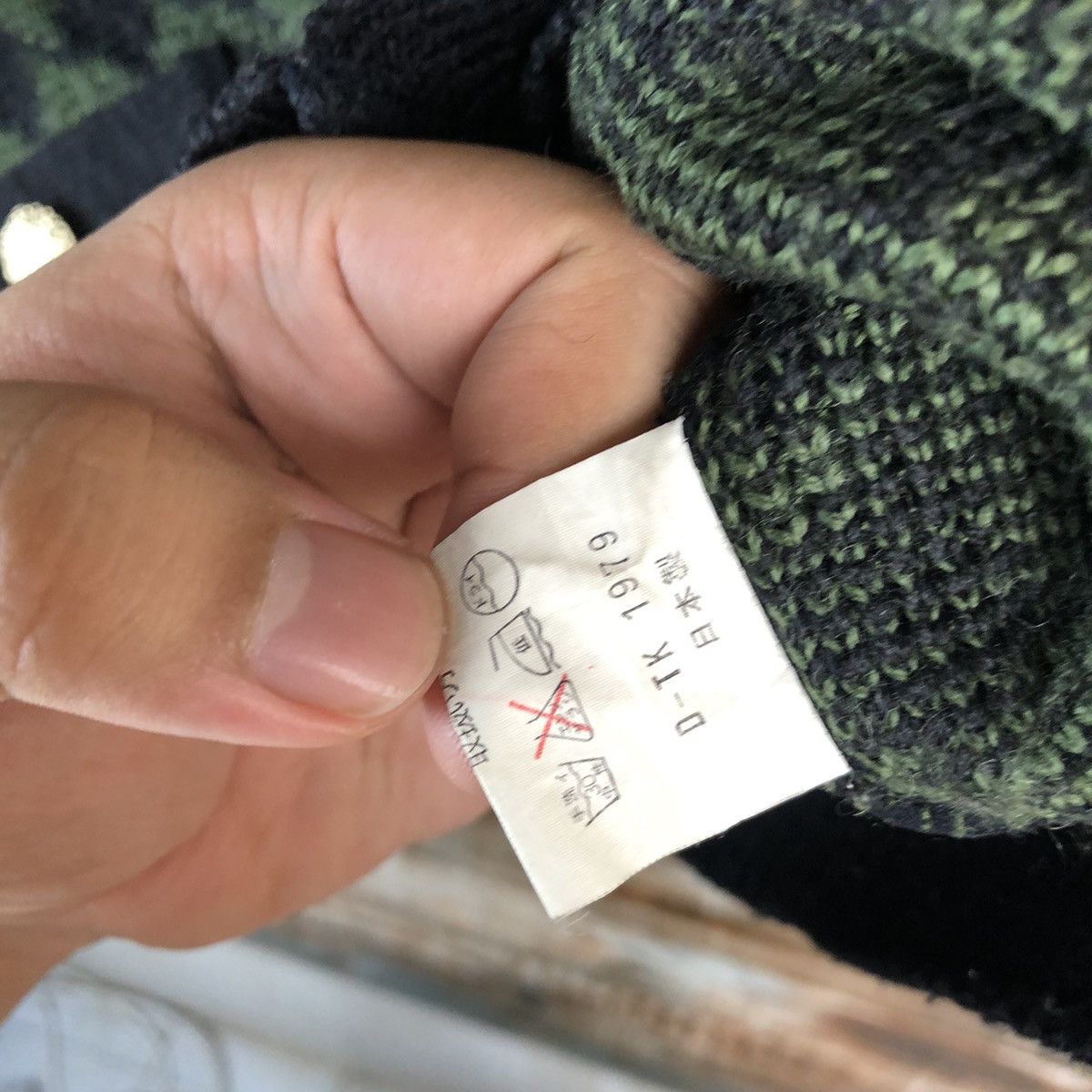 Homespun Knitwear × Japanese Brand Still Life japan Green cardigan Knitwear #A1554 Size M / US 6-8 / IT 42-44 - 11 Thumbnail