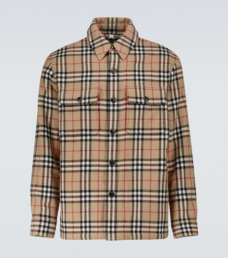 Burberry Burberry Archive Virgin Wool Check Overshirt Jacket Large Size US L / EU 52-54 / 3 - 13 Thumbnail