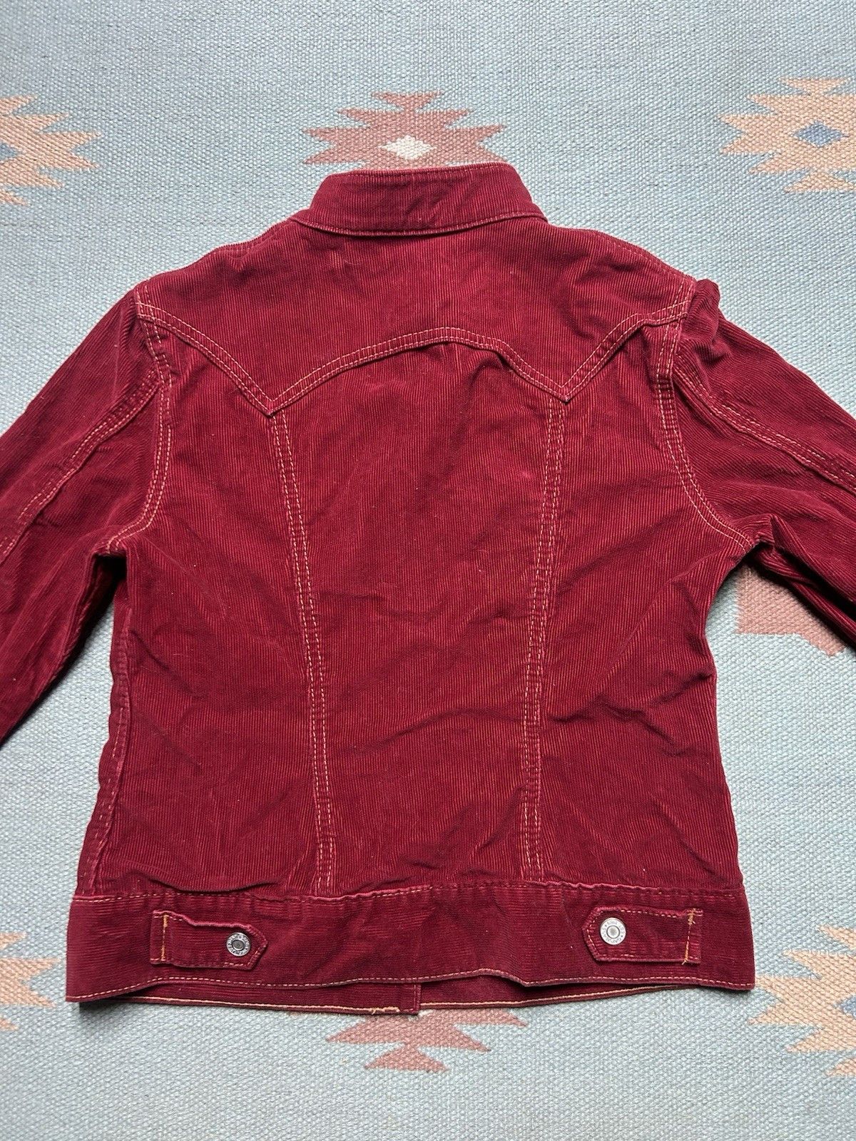 Gap Gap corduroy jacket stretch red western 4 pocket women’s XS Size XS / US 0-2 / IT 36-38 - 6 Thumbnail
