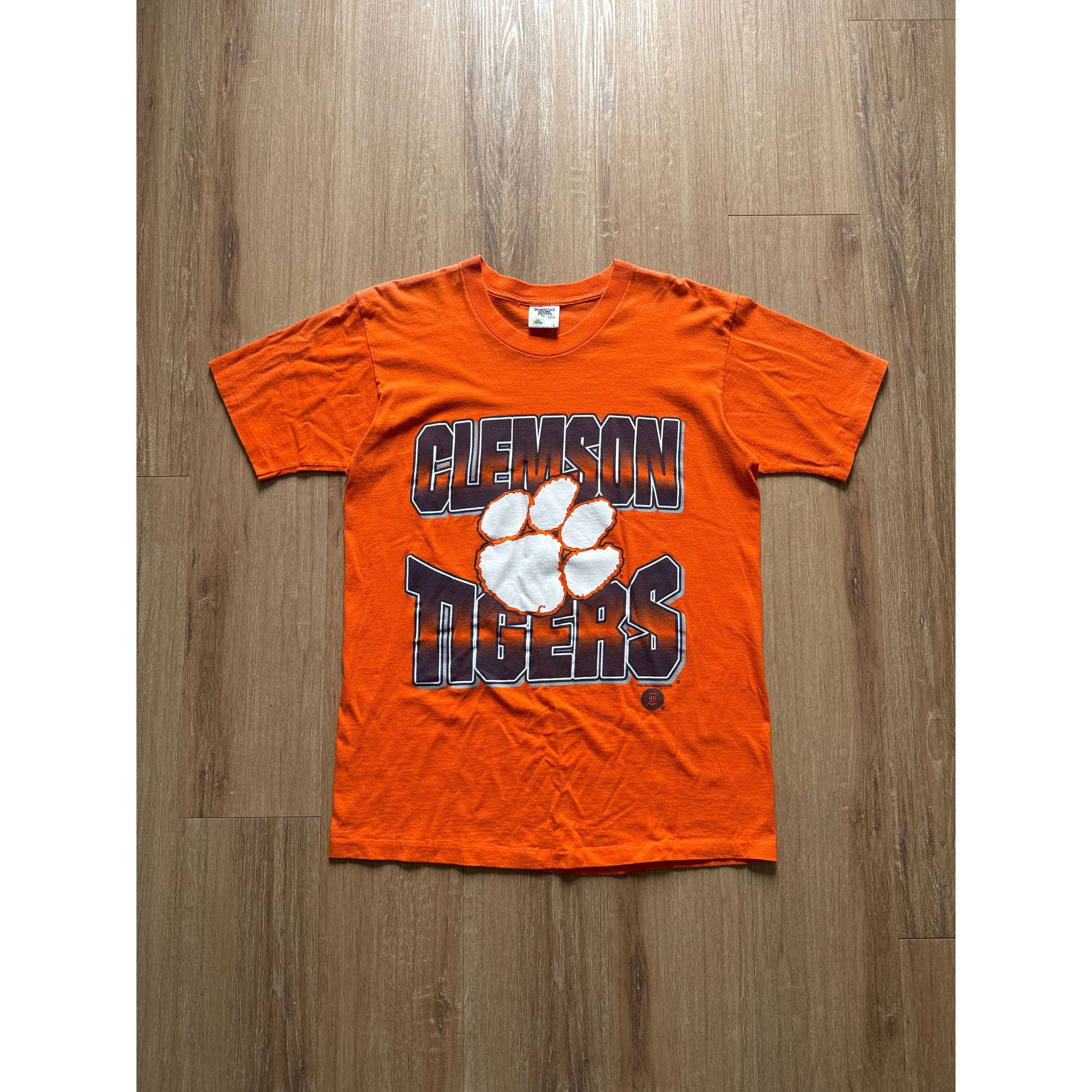 Vintage Vintage 90s Tennessee River Gold University Of Clemson Tiger Size US L / EU 52-54 / 3 - 1 Thumbnail