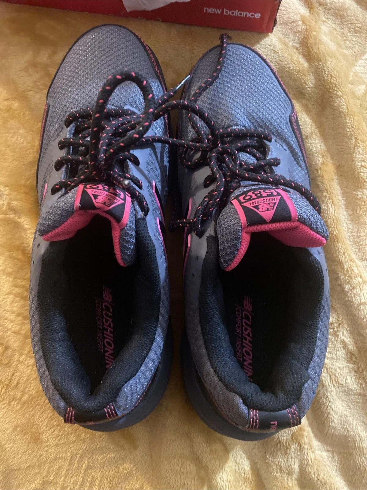 New Balance NEW BALANCE WID589T1 WOMEN'S COMPOSITE TOE SAFE GRAY PINK 10 Size US 10 / IT 40 - 5 Thumbnail