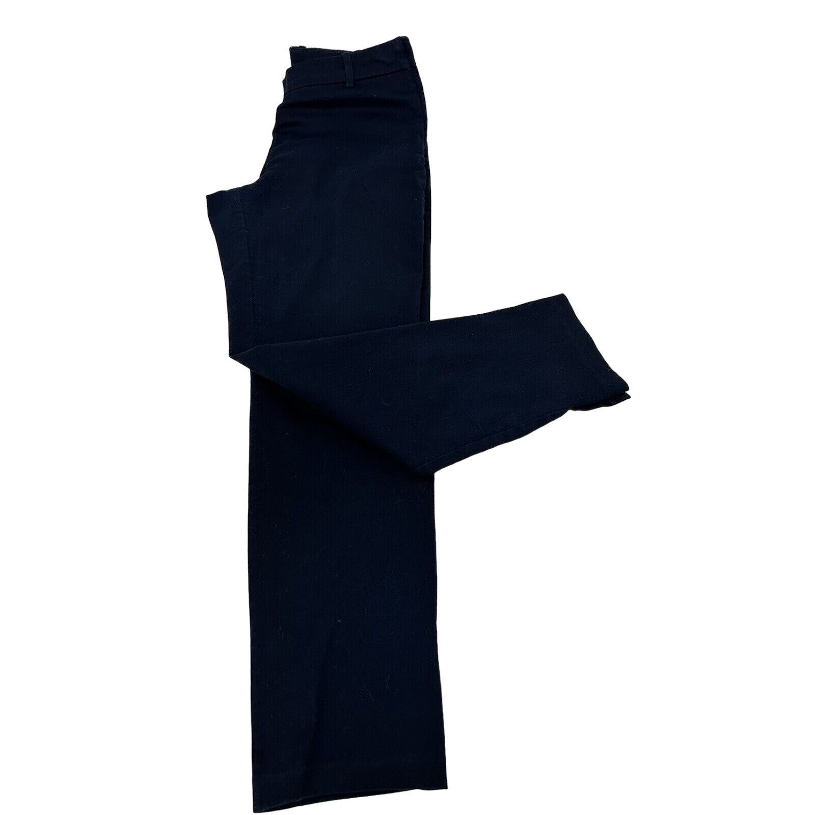H&M H&M Womens Pants 8 Navy Blue Flat Front Tapered Leg Ankle Le Size 30" / US 8 / IT 44 - 7 Thumbnail