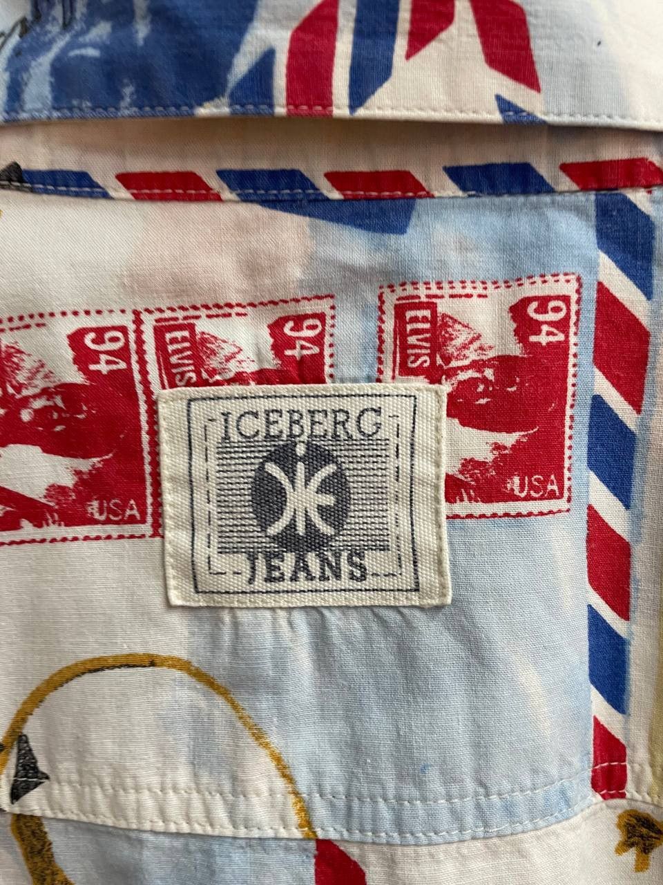Iceberg 1994 ELVIS PRESLEY Vintage ICEBERG Shirt Snap Button Size US L / EU 52-54 / 3 - 9 Thumbnail