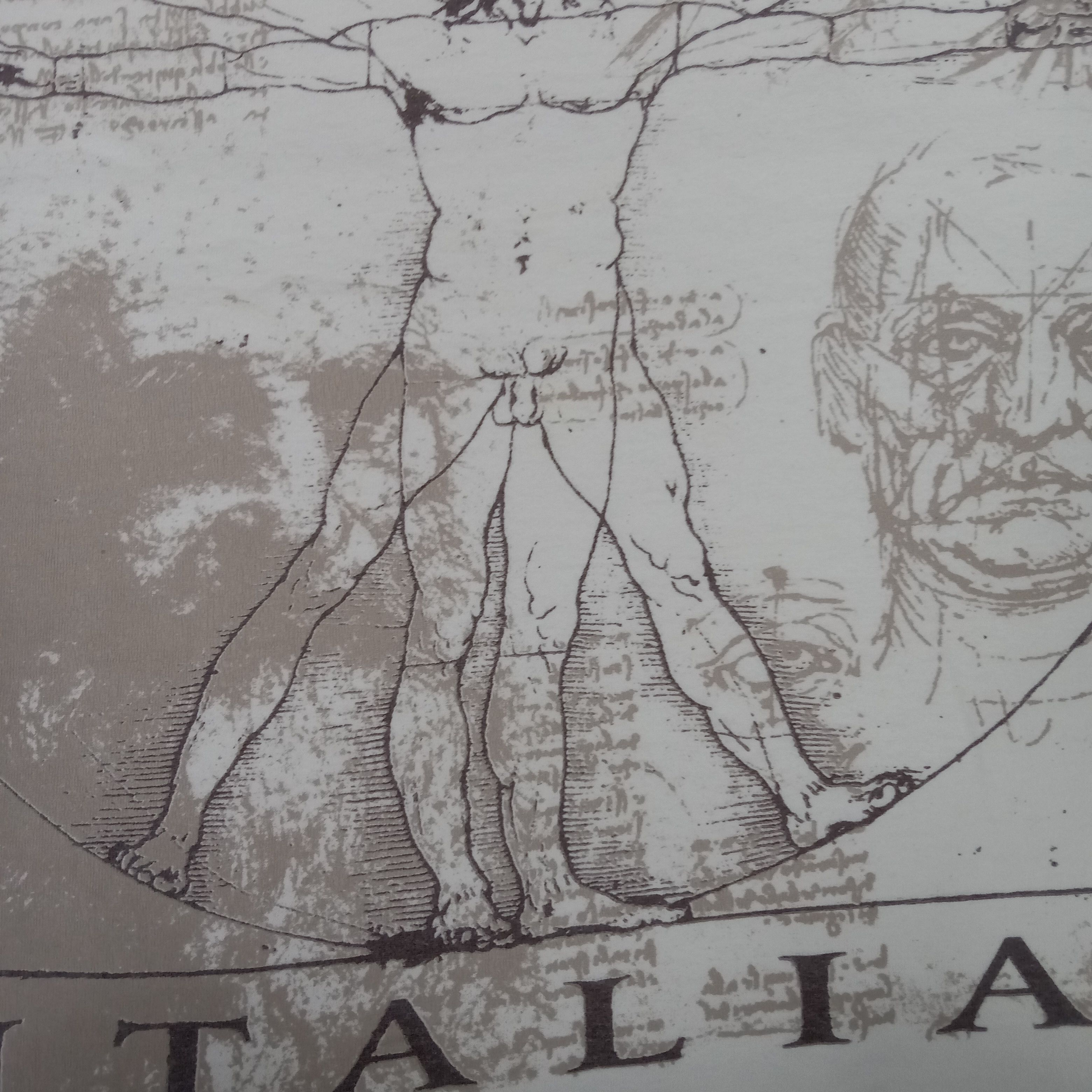 Arts & Science × Vintage Leonardo Da Vinci Italian Artist Anatomy Tshirt Size US L / EU 52-54 / 3 - 3 Thumbnail