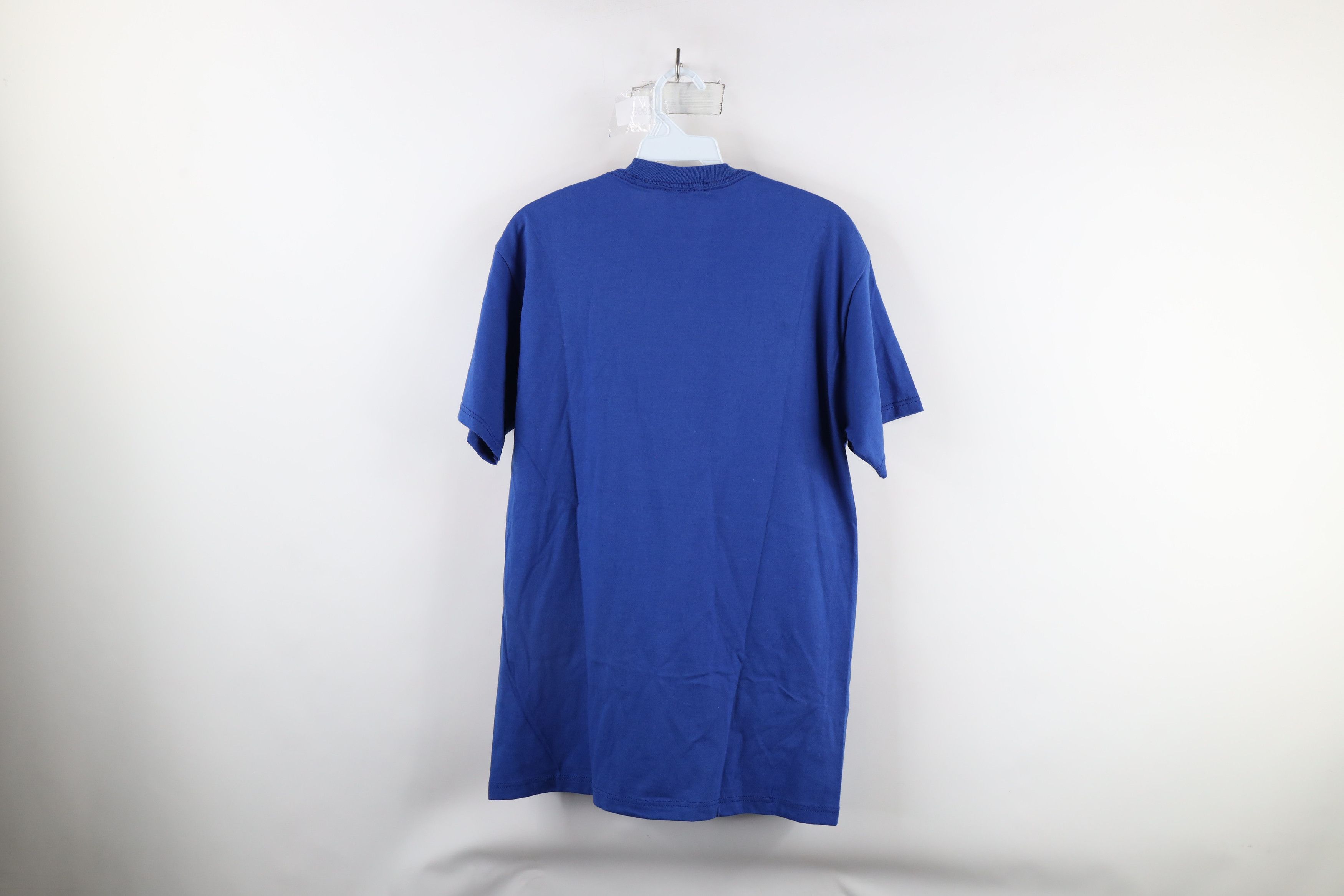 Vintage Vintage 90s Streetwear Heavyweight T-Shirt Royal Blue USA Size US M / EU 48-50 / 2 - 6 Thumbnail