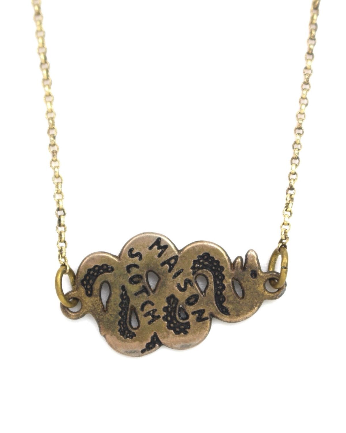 Hysteric Glamour 2000S MAISON SCOTCH ENGRAVED SNAKE MOTIF CHAIN NECKLACE Size ONE SIZE - 1 Thumbnail