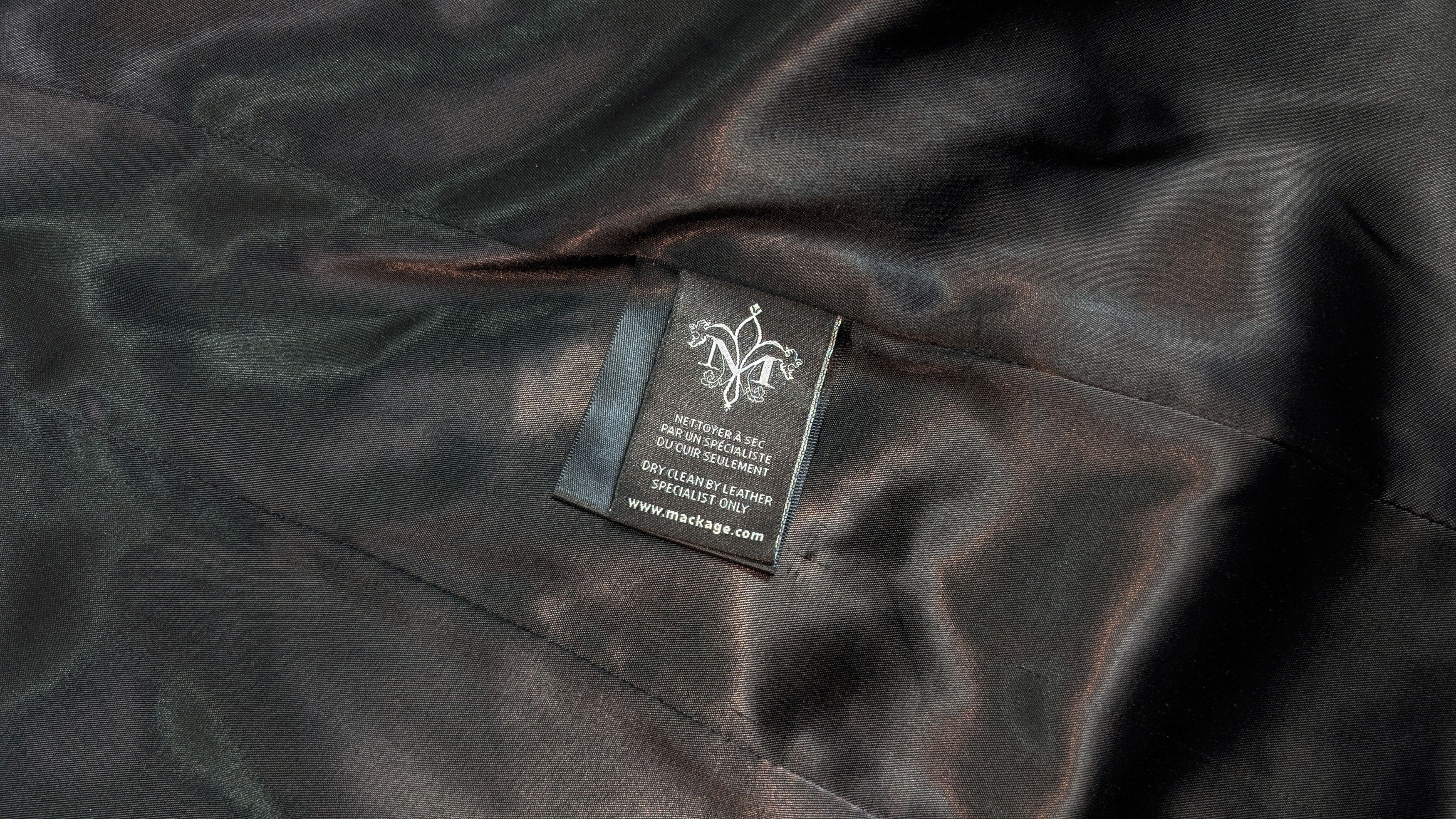 Mackage MACKAGE Wool Cashmere Leather Trim Black Coat Size S Size S / US 4 / IT 40 - 9 Thumbnail