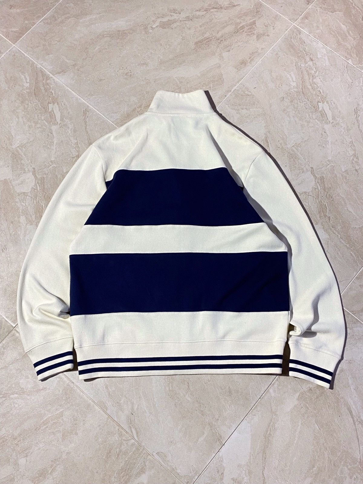 Yves Saint Laurent 🔥 Y2K YSL ZIP TRACK JACKET MONOGRAM STRIPE PARIS STREET HEAT Size US XL / EU 56 / 4 - 2 Thumbnail