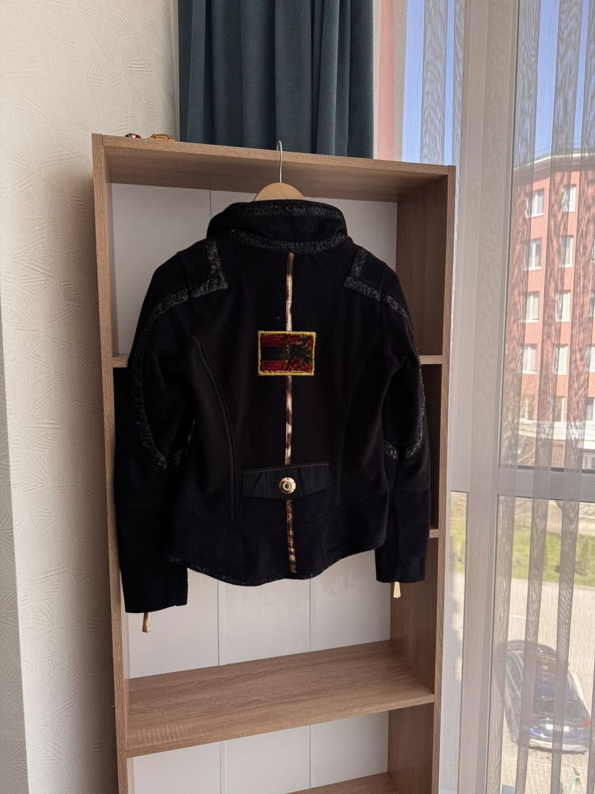 Sportalm Kitzbuhel × Vintage Vintage Sportalm Luxury Leopard Black Blazer Size S / US 4 / IT 40 - 11 Thumbnail