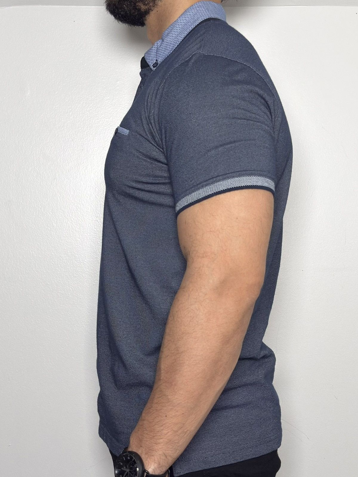 Denim & Flower Denim & Flower Blue Polo Size US M / EU 48-50 / 2 - 1 Thumbnail