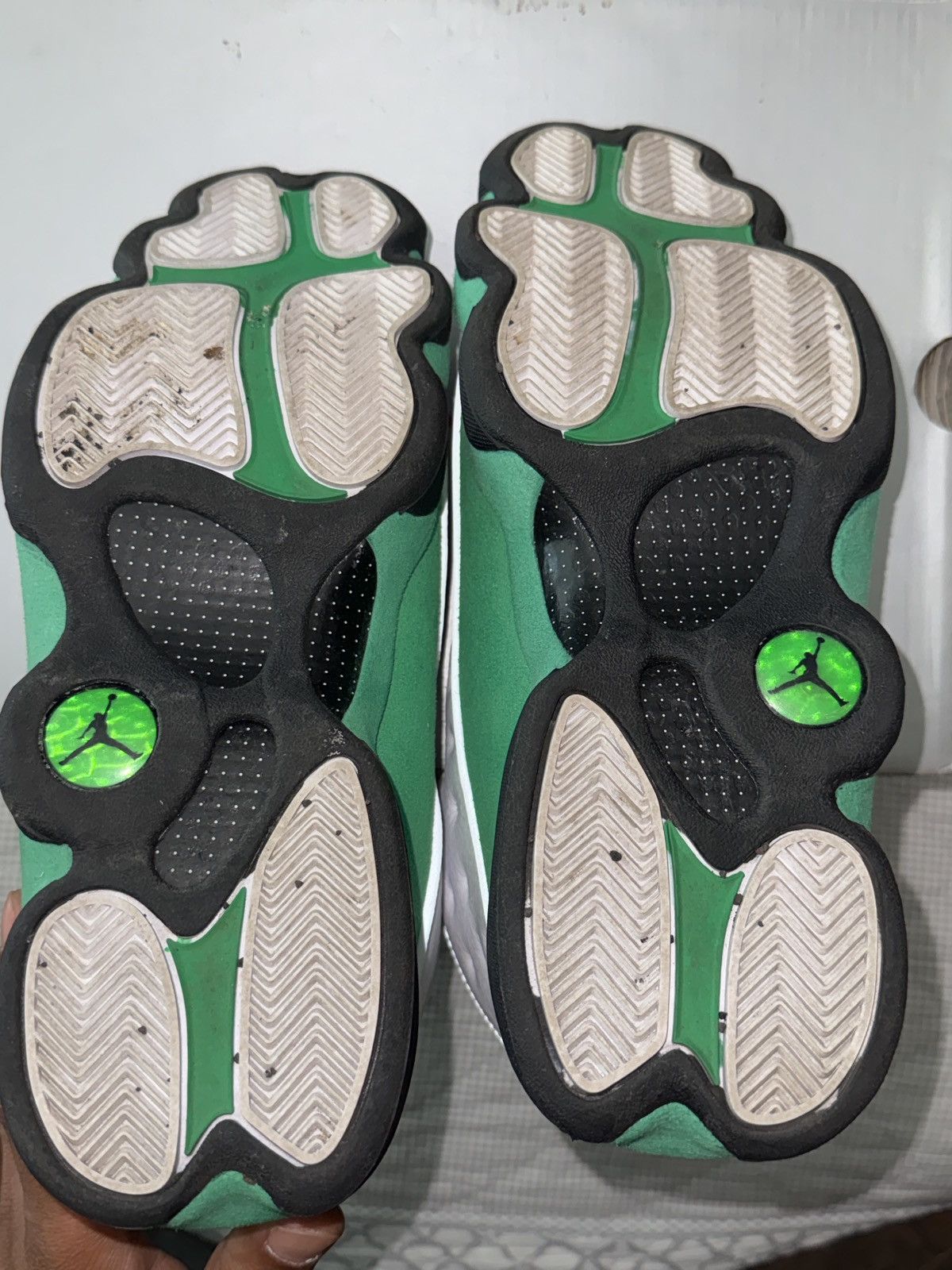 Jordan Brand Air Jordan 13 Retro ‘ White Lucky Green ‘ Size US 10.5 / EU 43-44 - 6 Thumbnail