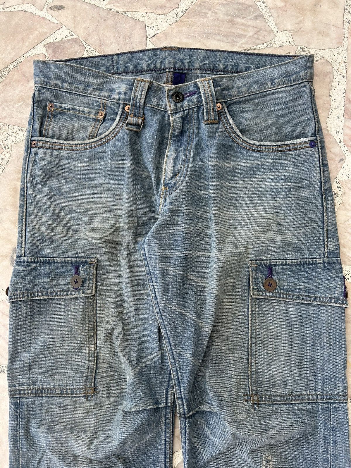 Levi's Levis Cargo 708 Vintage Denim Size US 30 / EU 46 - 4 Thumbnail