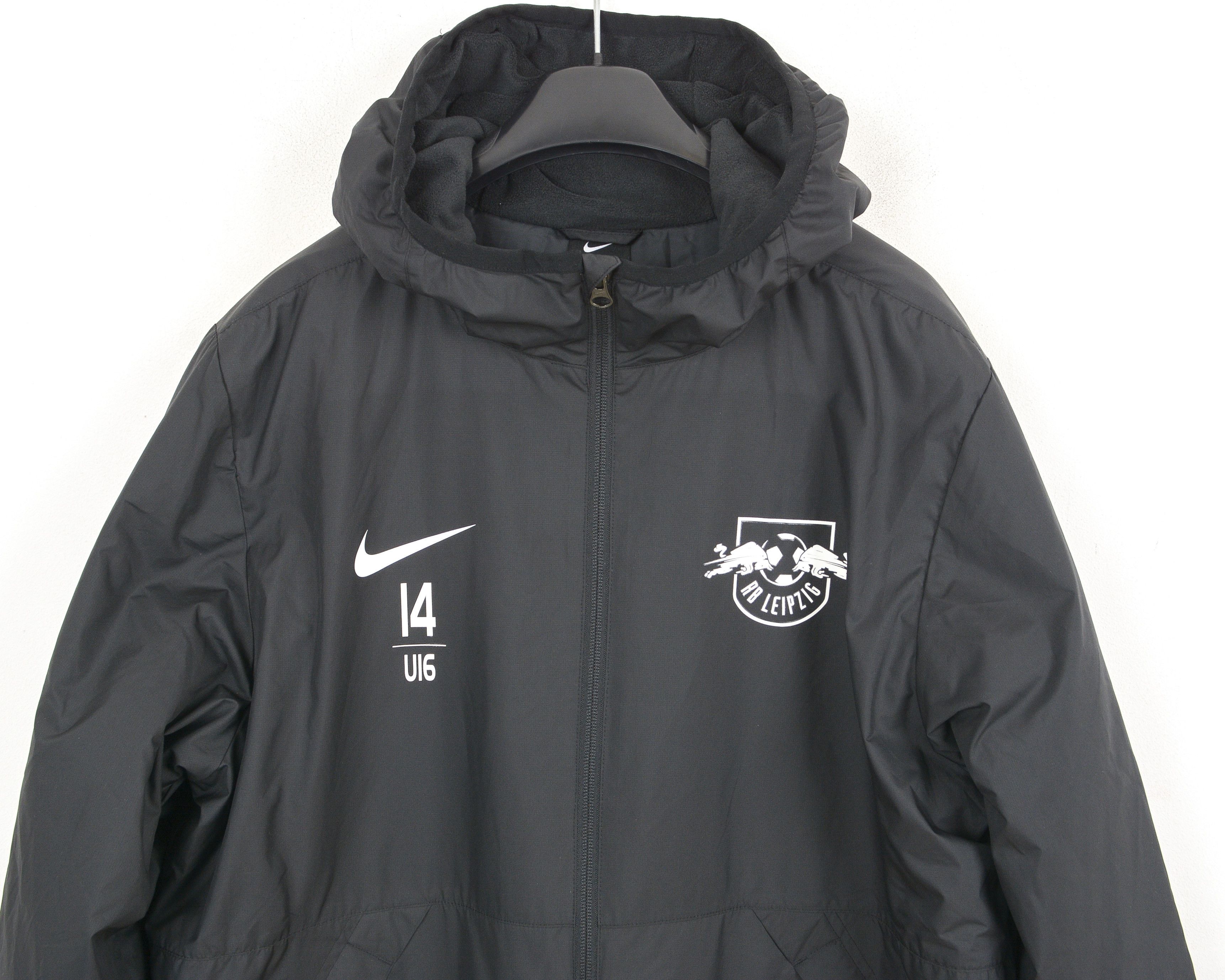 Nike RB LEIPZIG Mens M Long Jacket Parka Hooded FC Soccer Coat Size US M / EU 48-50 / 2 - 2 Thumbnail