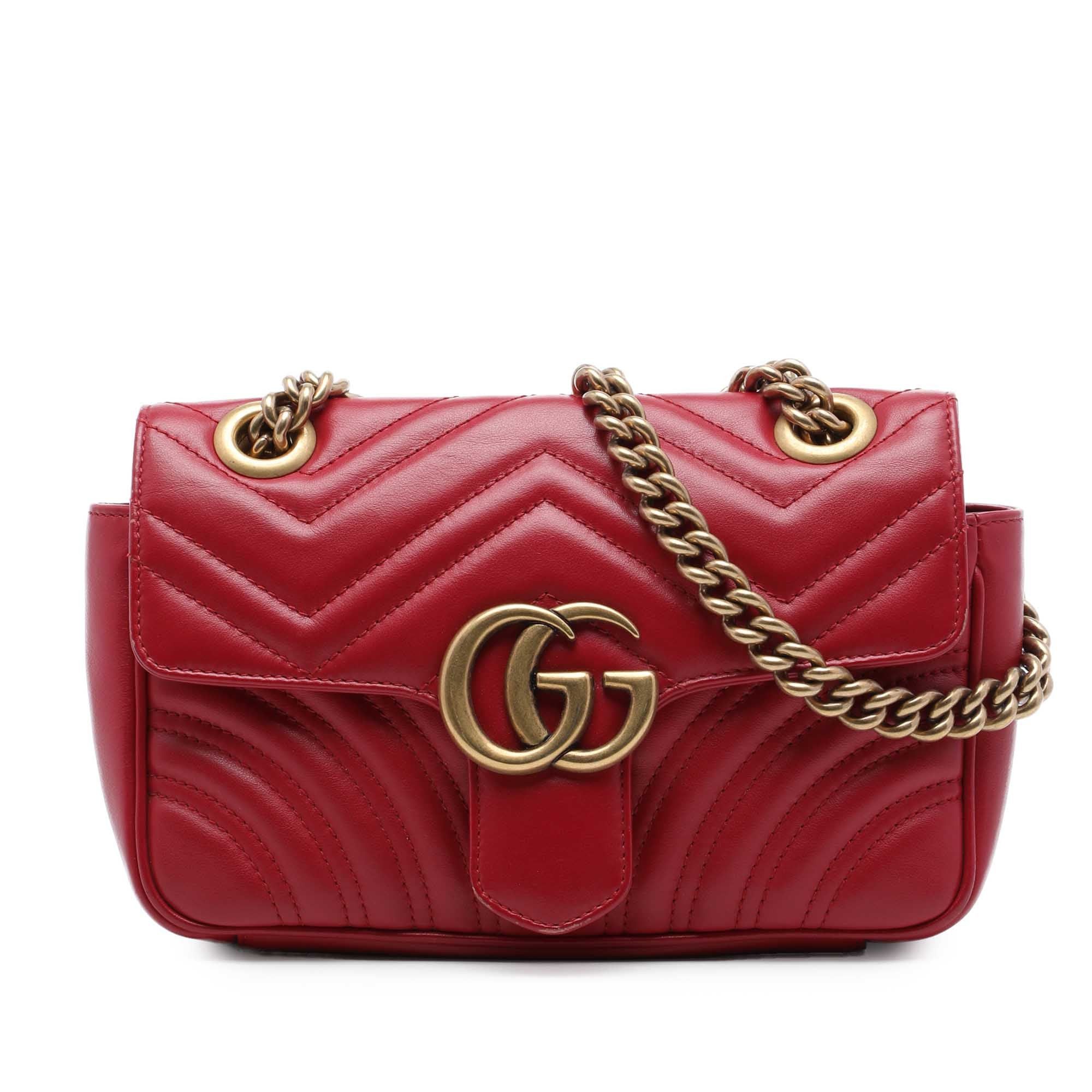 Gucci GG Marmont Matelasse Calfskin Shoulder Bag Size ONE SIZE - 1 Thumbnail