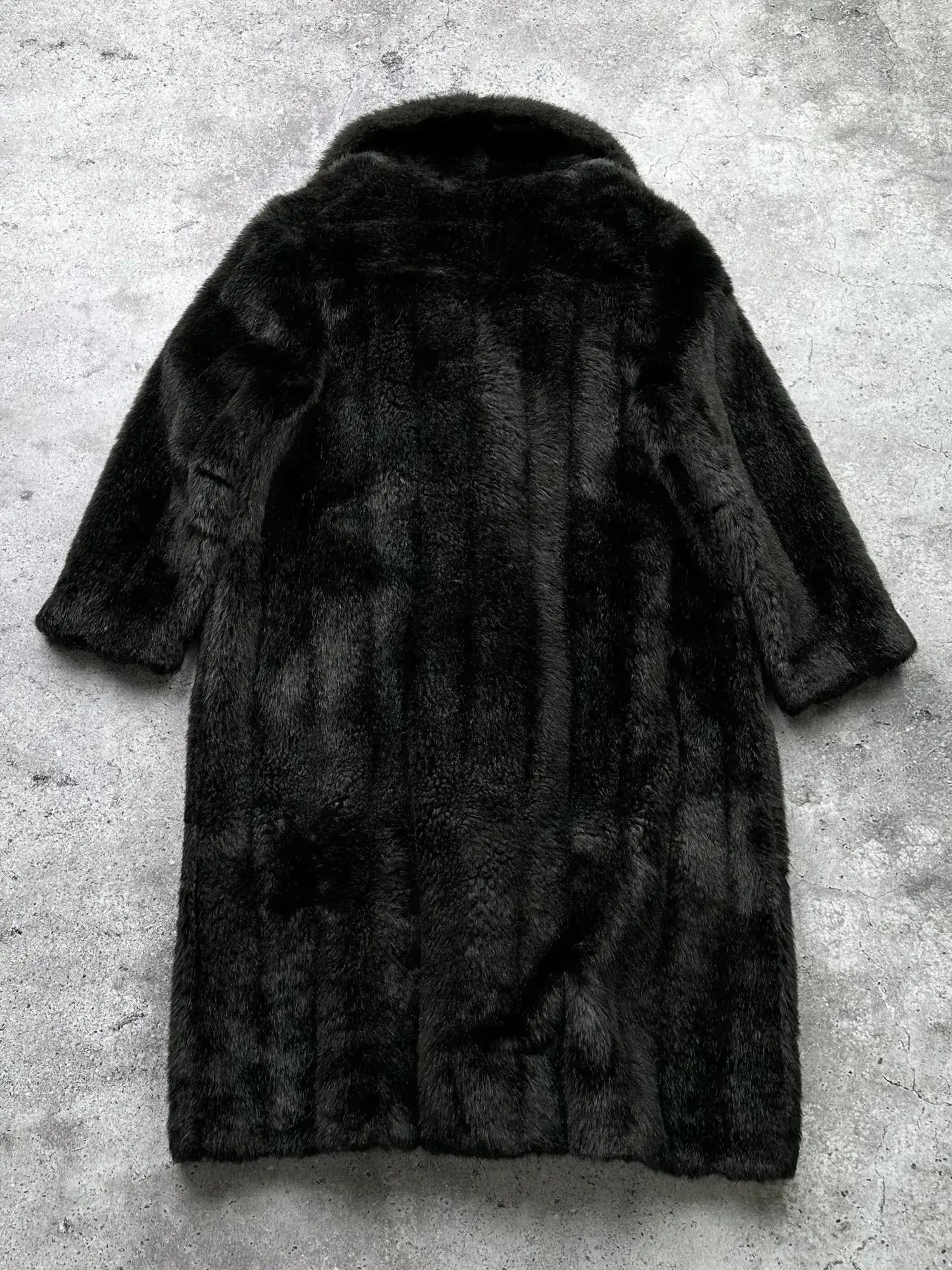 Japanese Brand Vintage Faux Fur Coat C153(V34) Size L / US 10 / IT 46 - 7 Thumbnail
