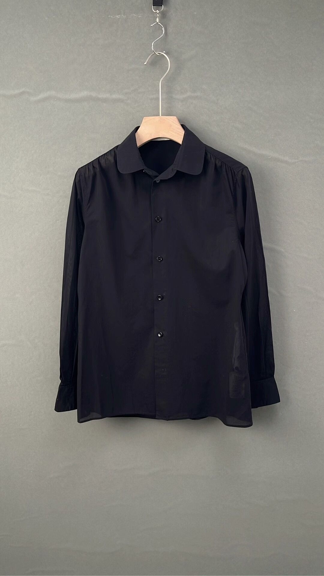 Celine CELINE Black Cotton Top Size S / US 4 / IT 40 - 1 Thumbnail