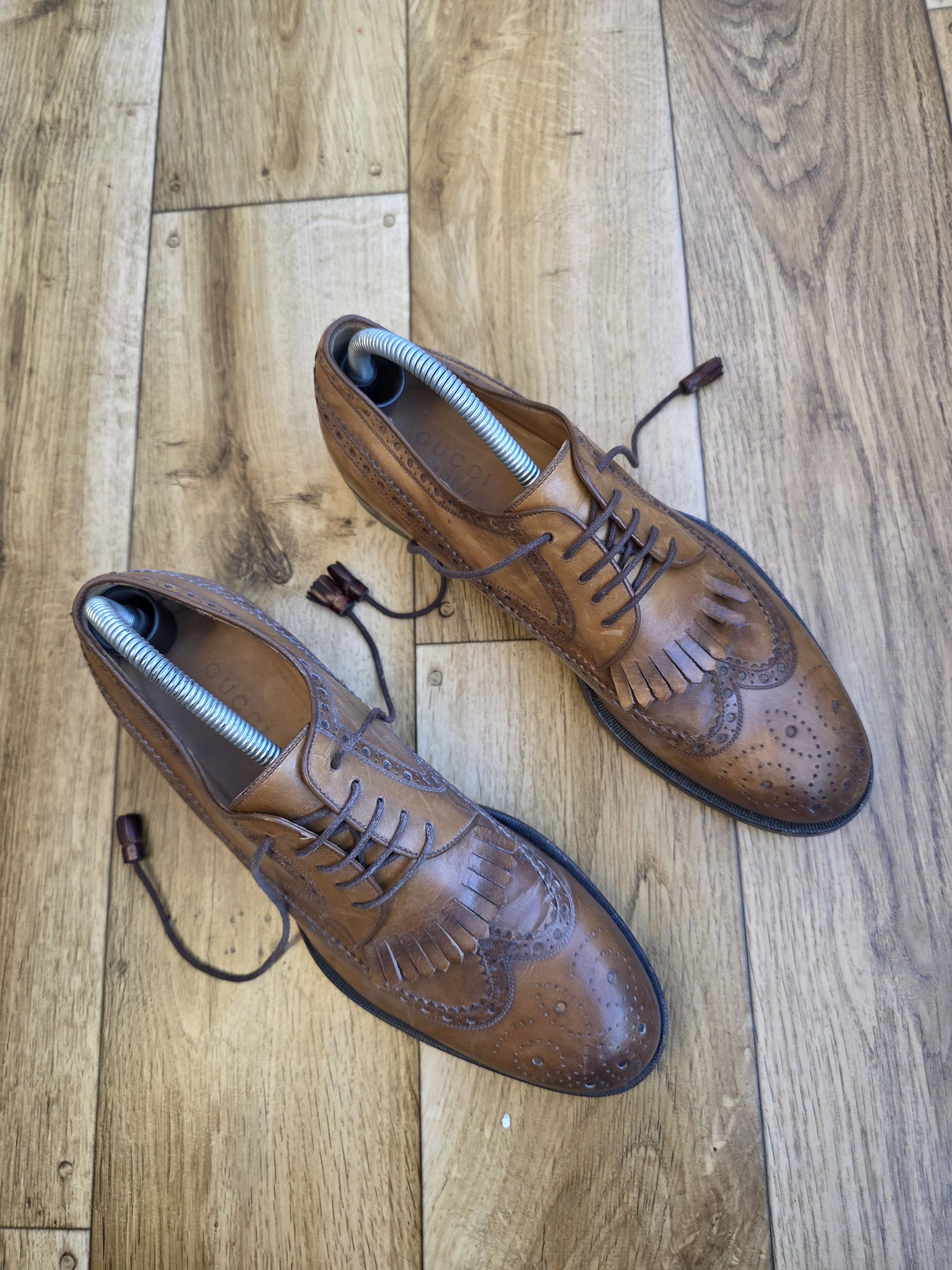 Gucci Gucci Leather Lace Up Size US 9 / EU 42 - 12 Thumbnail