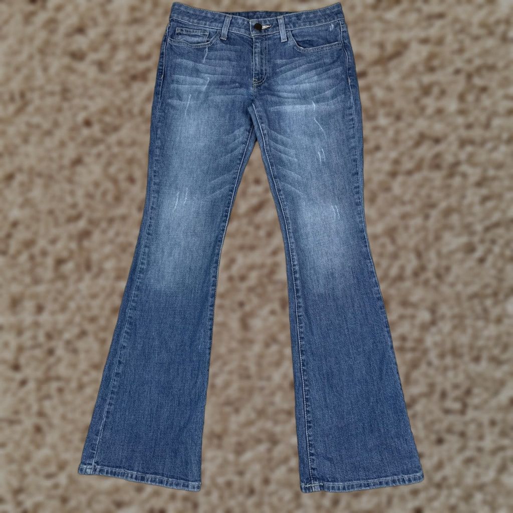 Vintage William Rast Jeans Womens 29 Blue Medium Wash Bootcut Stretch Denim Fit Target Jeans Womens 29 Blue Medium Wash Bootcut Stretch Denim Size 29" - 1 Thumbnail