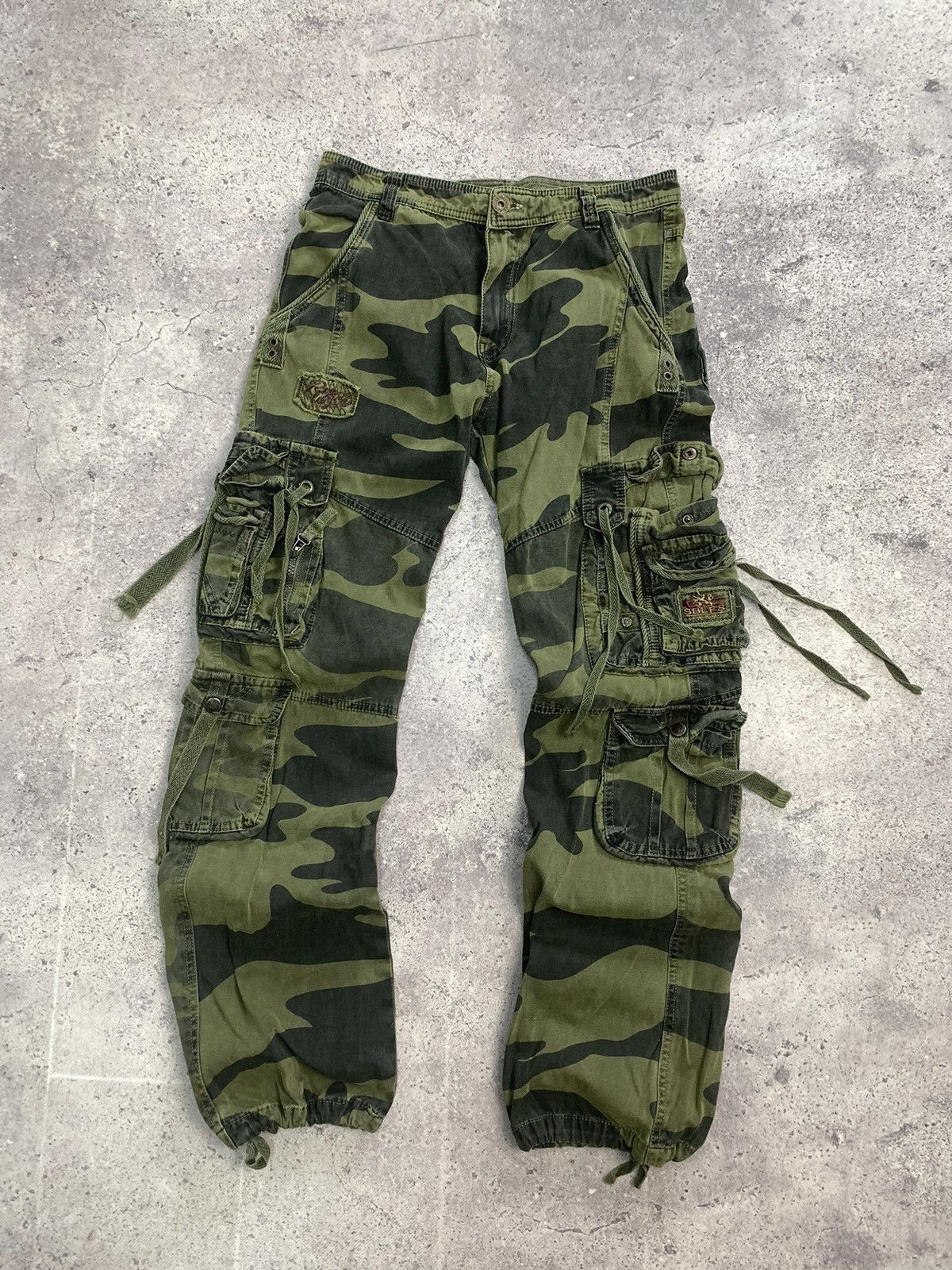Japanese Brand × Vintage Vintage Junya Watanabe Balenciaga Style Bondage Cargo Pants Size US 32 / EU 48 - 2 Thumbnail