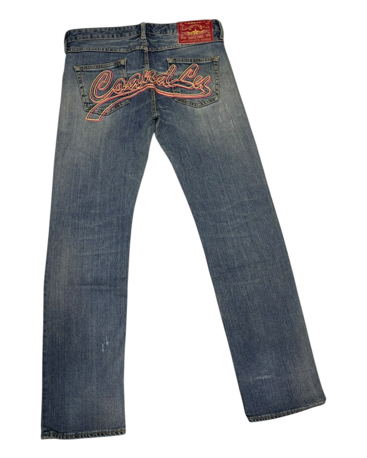 Hysteric Glamour × If Six Was Nine × Japanese Brand Vintage Co&Lu CocoLulu Embroidery Slim Fit Distressed Denim Size 32" / US 10 / IT 46 - 3 Thumbnail