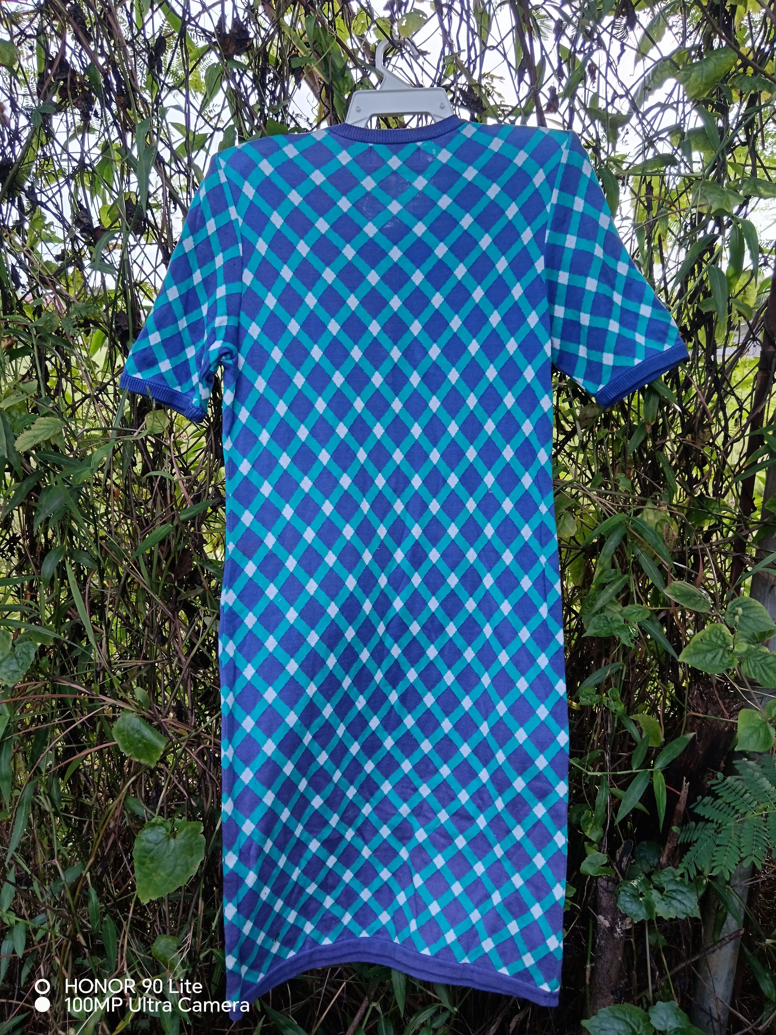 Vintage × Yves Saint Laurent Vintage yvessaintlaurent Luxury Formal Round Neck Midi Dress Size M / US 6-8 / IT 42-44 - 2 Thumbnail
