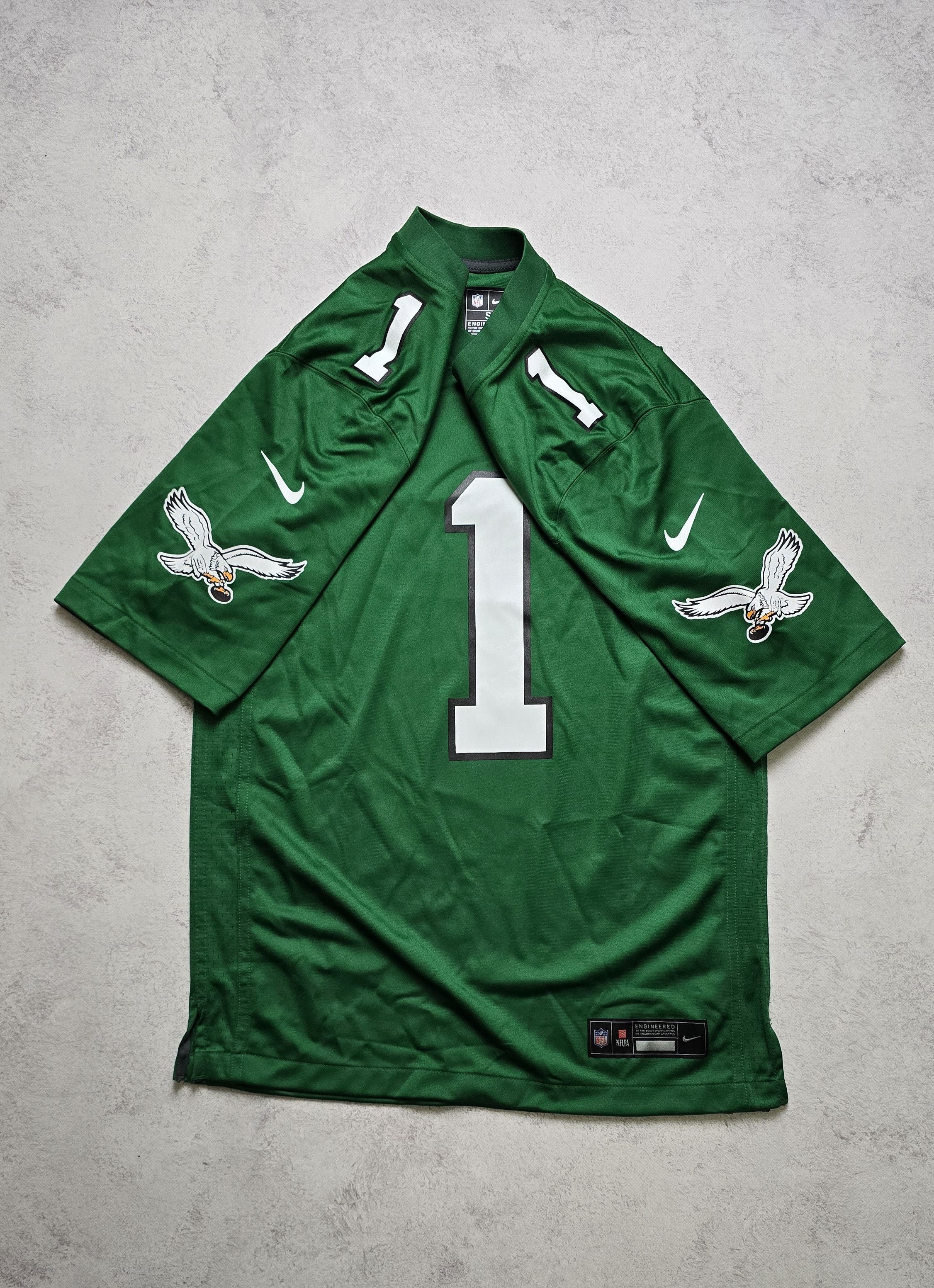 Nike Hurts #1 Eagles Alternate Game Super Bowl LIX Champs Jersey Size US S / EU 44-46 / 1 - 2 Thumbnail