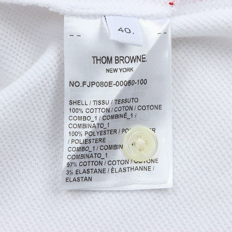 Thom Browne Thom Browne College windship anchor embroidery polo shirt Size M / US 6-8 / IT 42-44 - 7 Thumbnail